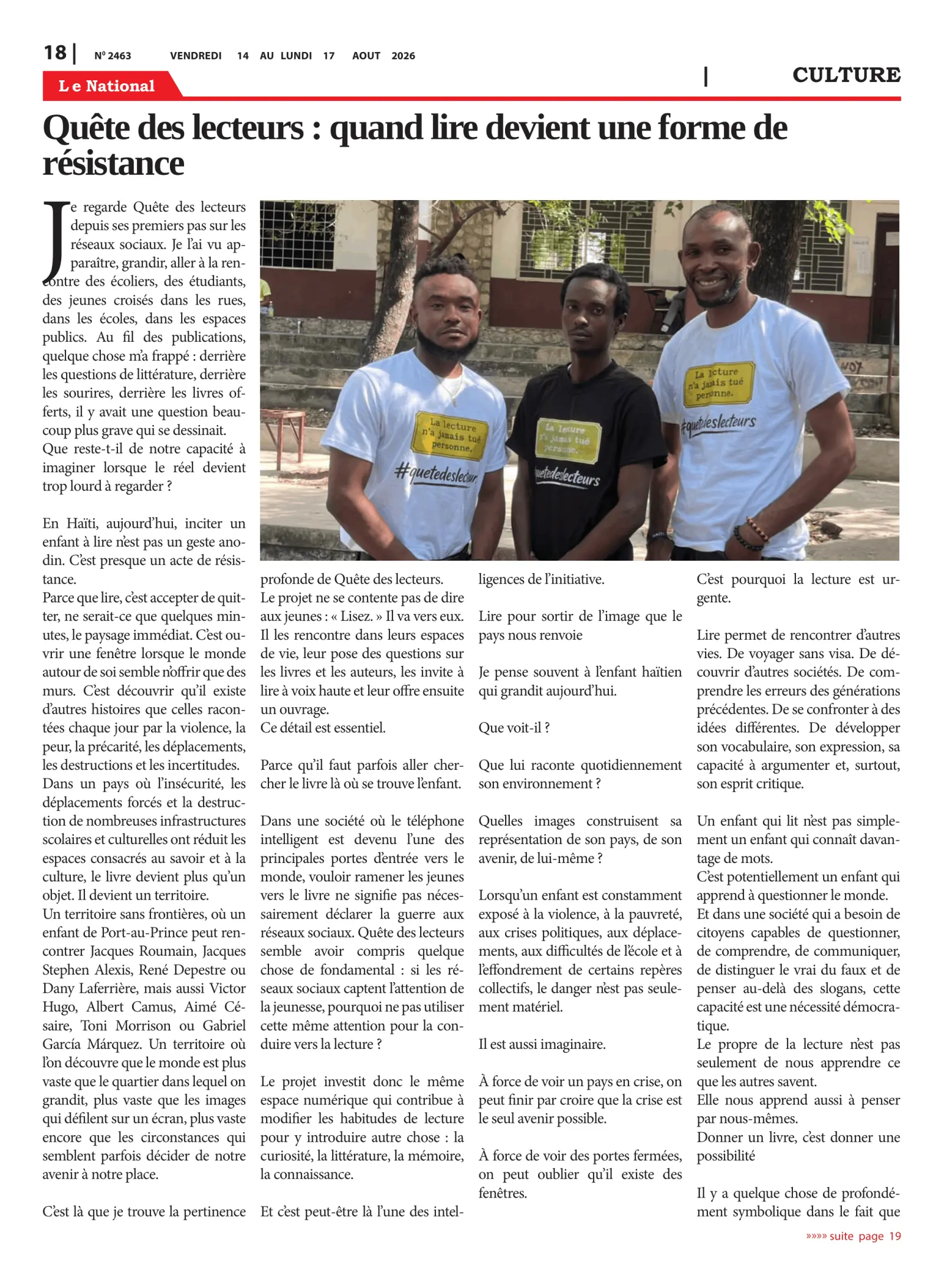 Page 20 de l'édition 2463