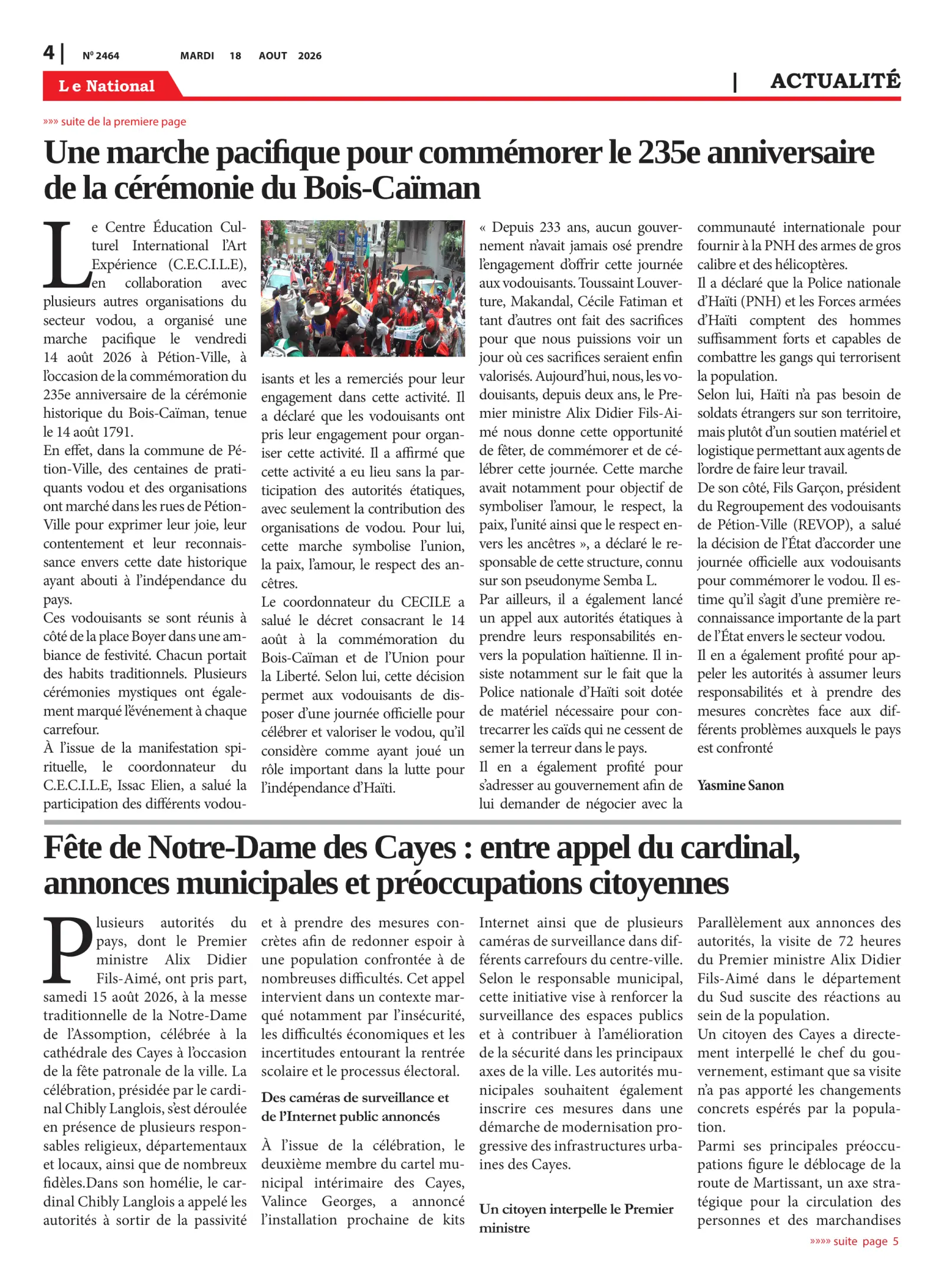 Page 4 de l'édition 2464