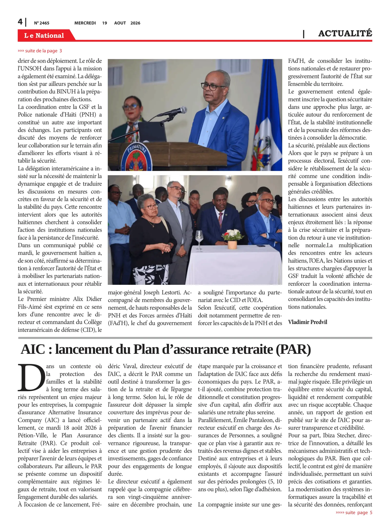 Page 4 de l'édition 2465