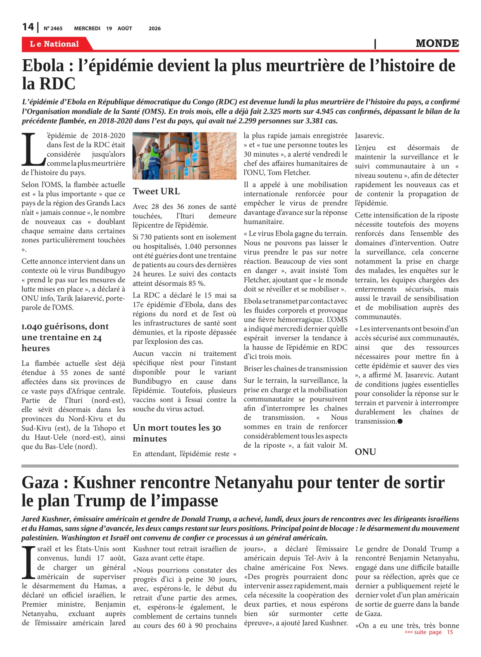 Page 14 de l'édition 2465