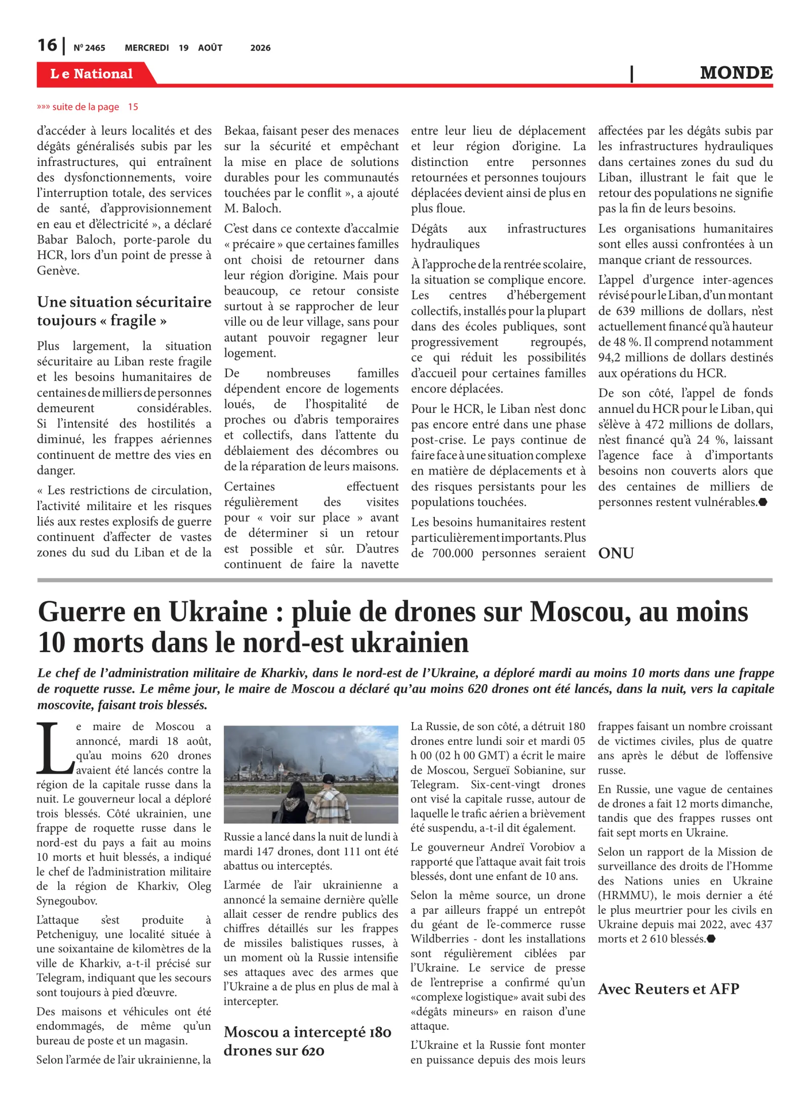 Page 16 de l'édition 2465