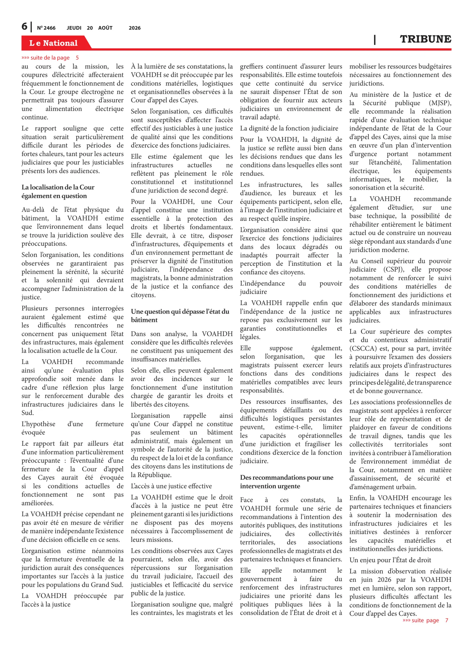 Page 6 de l'édition 2466