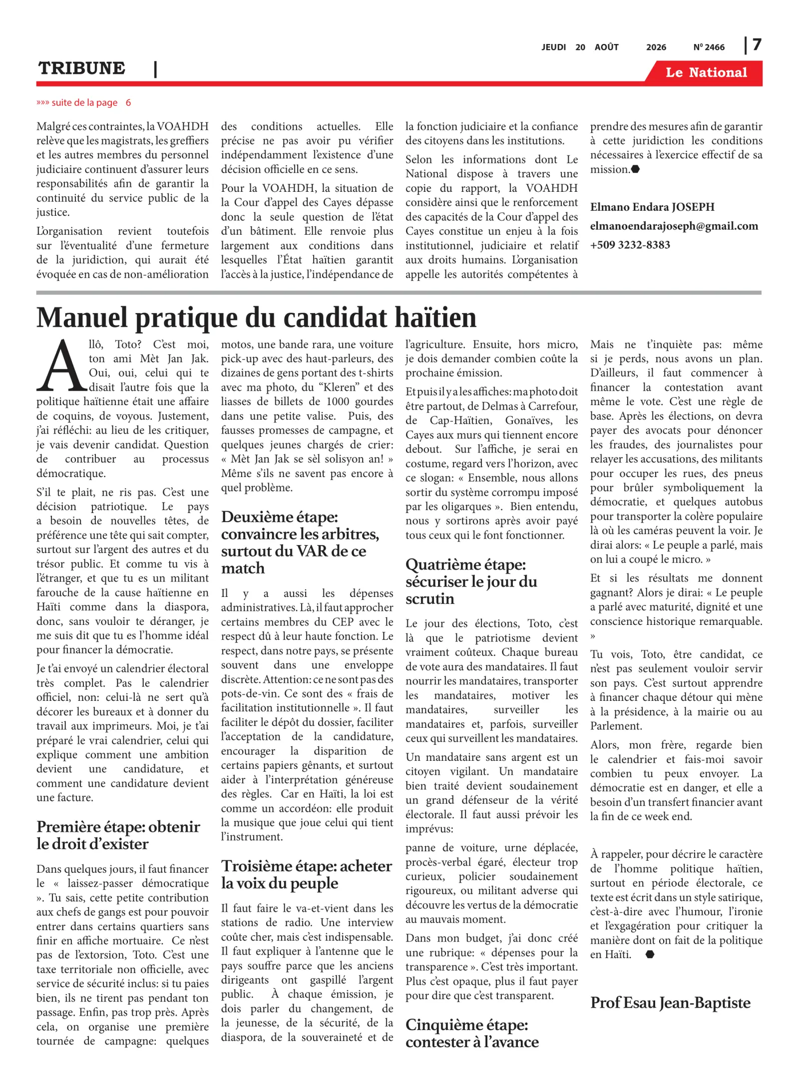 Page 7 de l'édition 2466