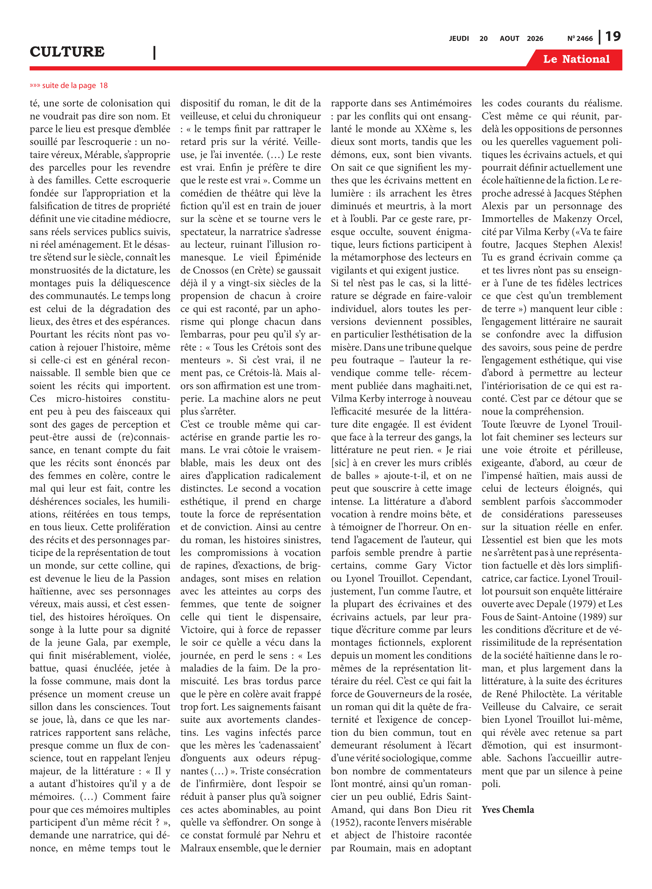 Page 19 de l'édition 2466