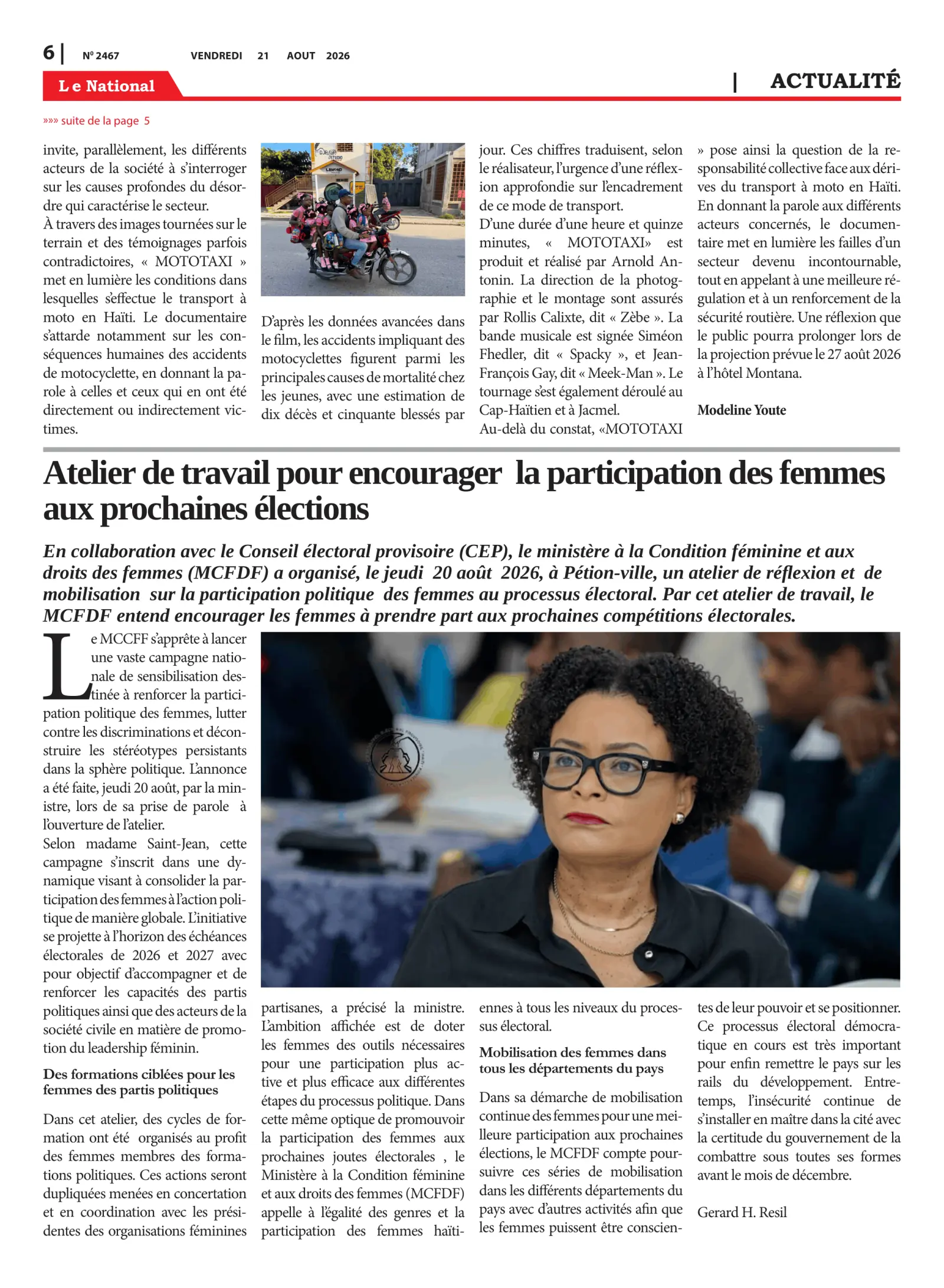 Page 6 de l'édition 2467