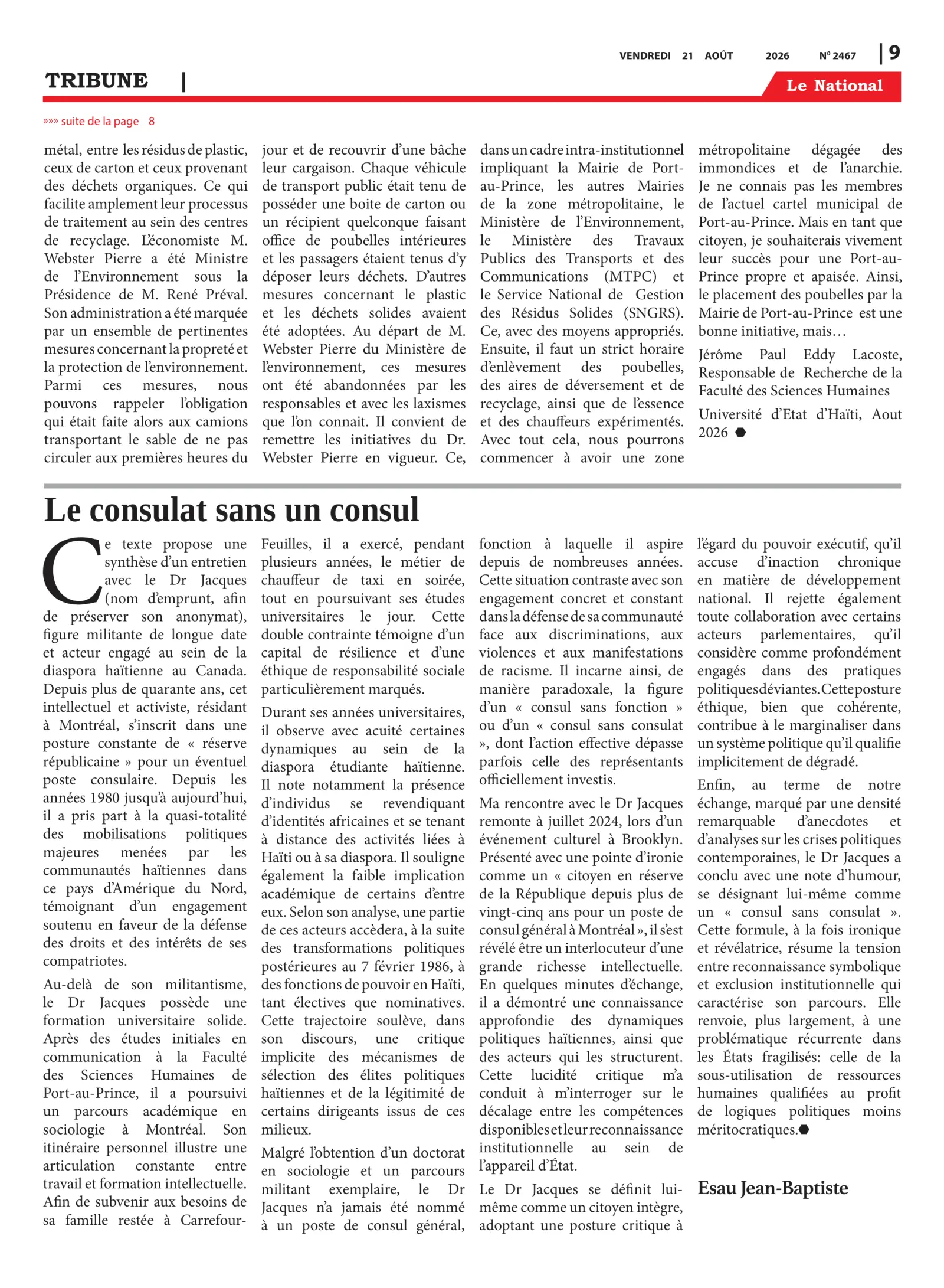 Page 9 de l'édition 2467