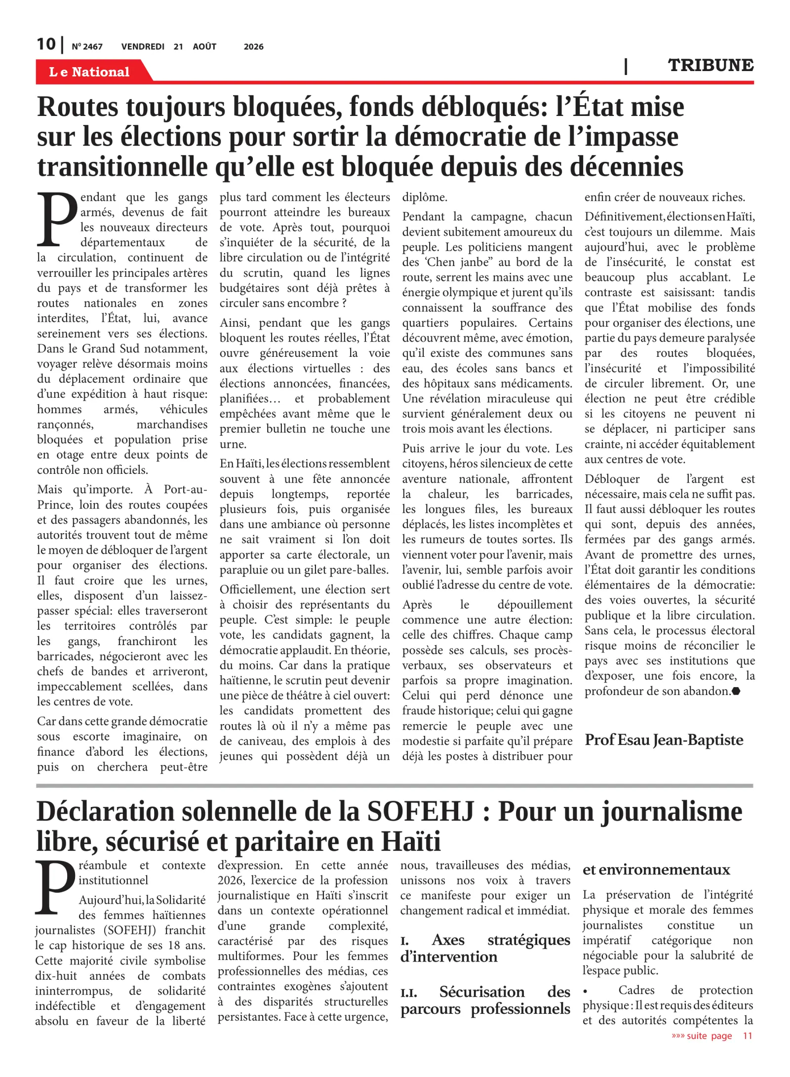 Page 10 de l'édition 2467