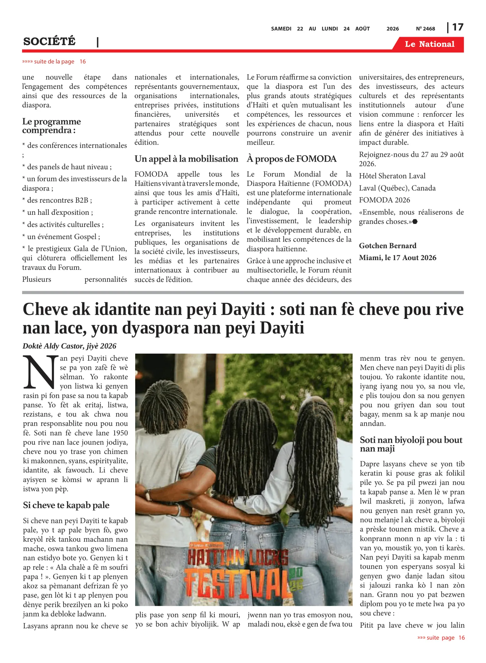 Page 17 de l'édition 2468