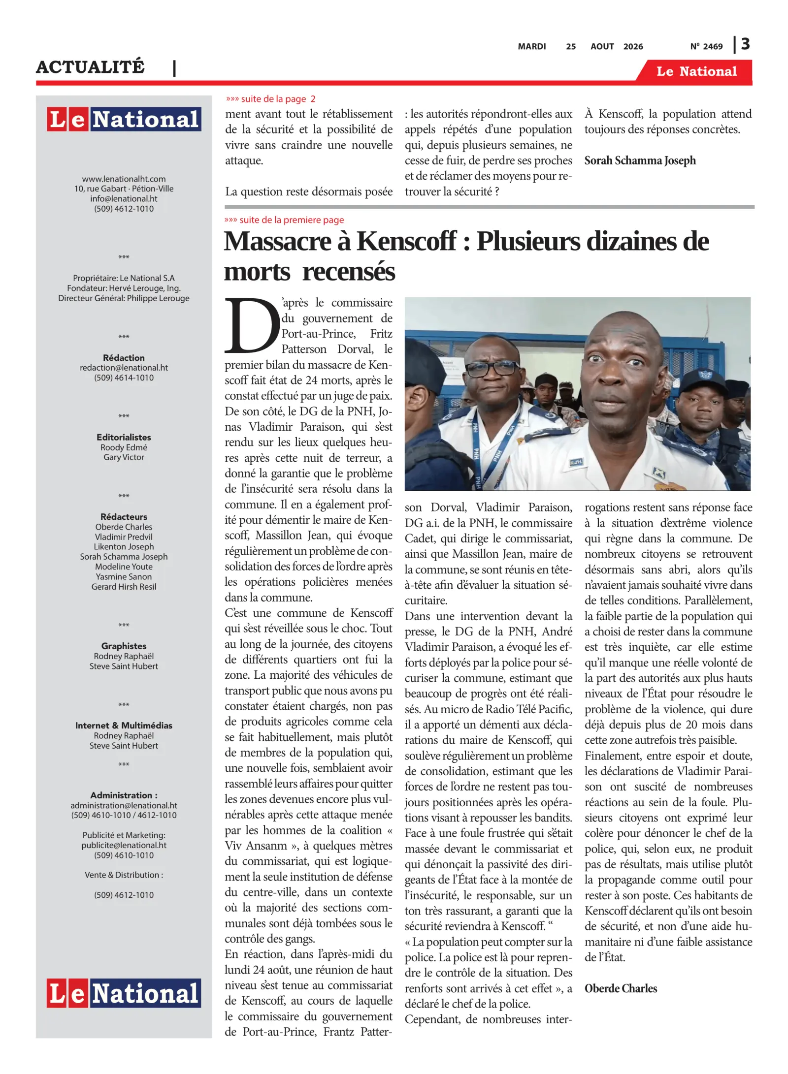 Page 3 de l'édition 2469