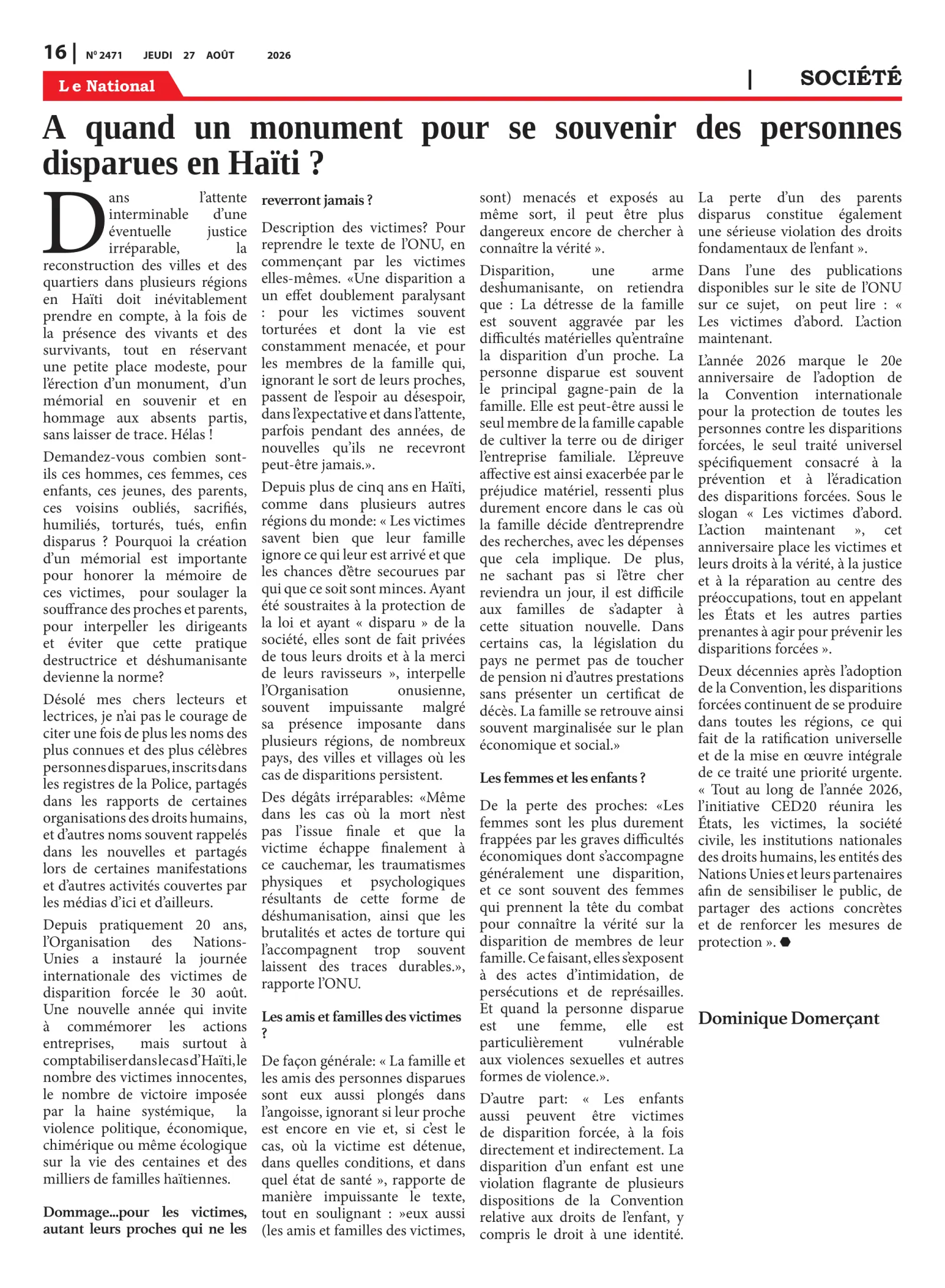 Page 16 de l'édition 2471