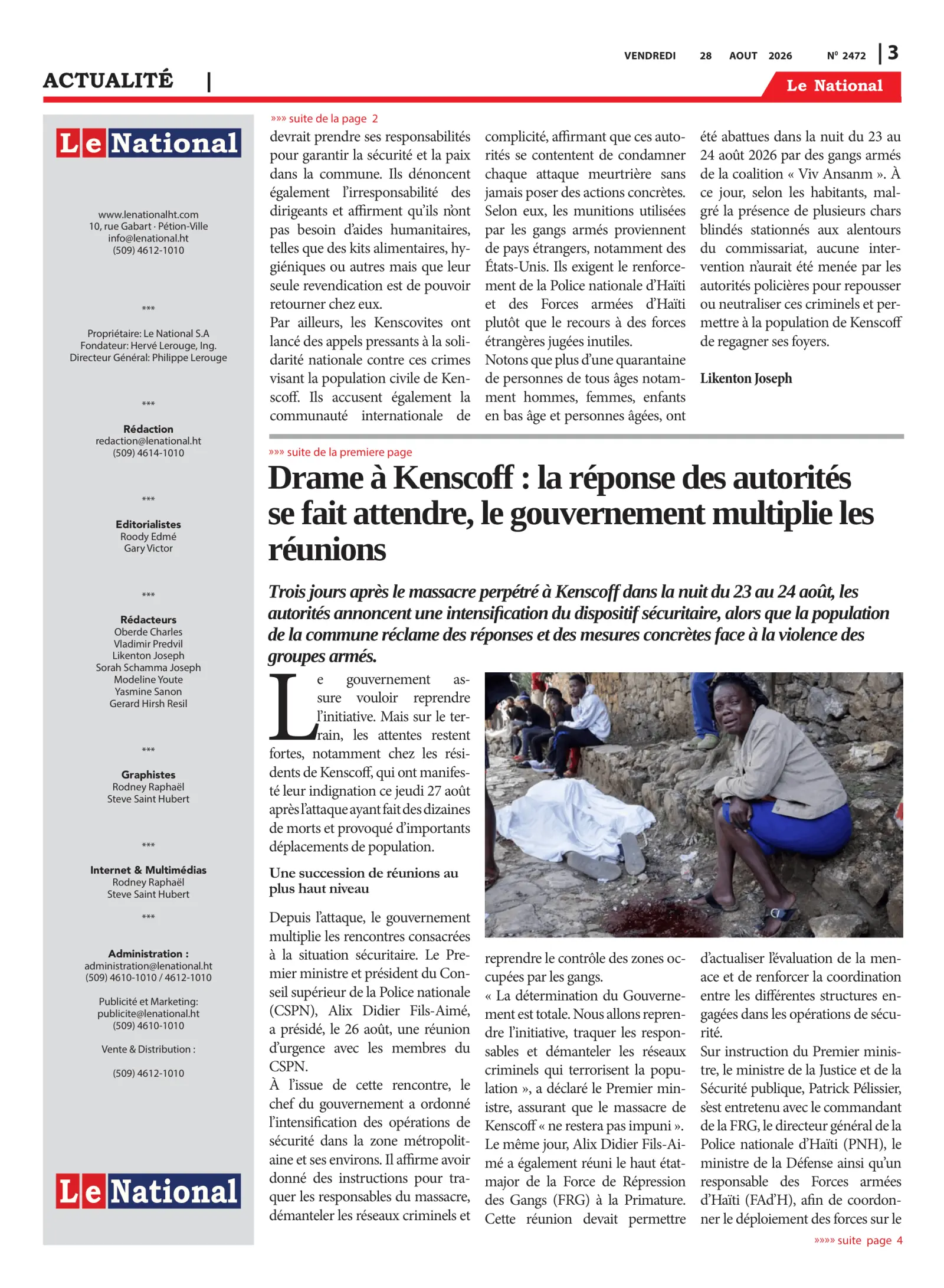 Page 3 de l'édition 2472