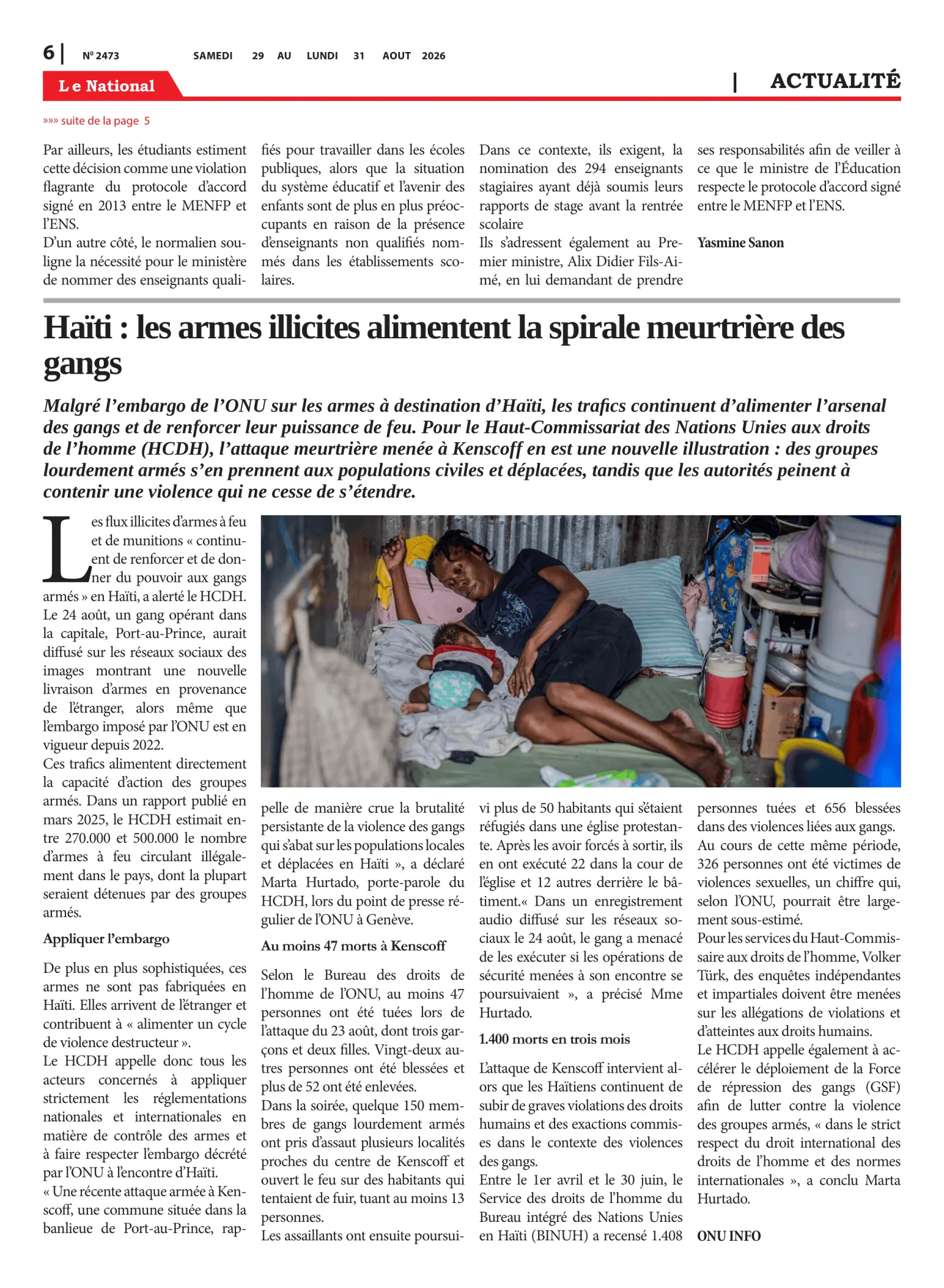 Page 6 de l'édition 2473