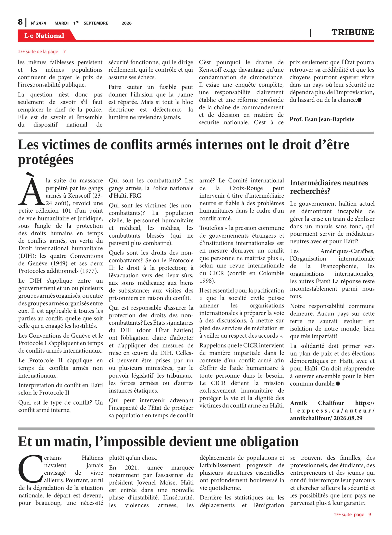 Page 8 de l'édition 2474