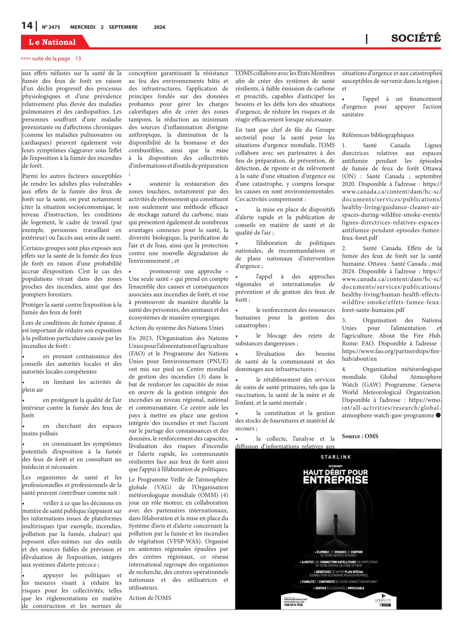 Page 14 de l'édition 2475