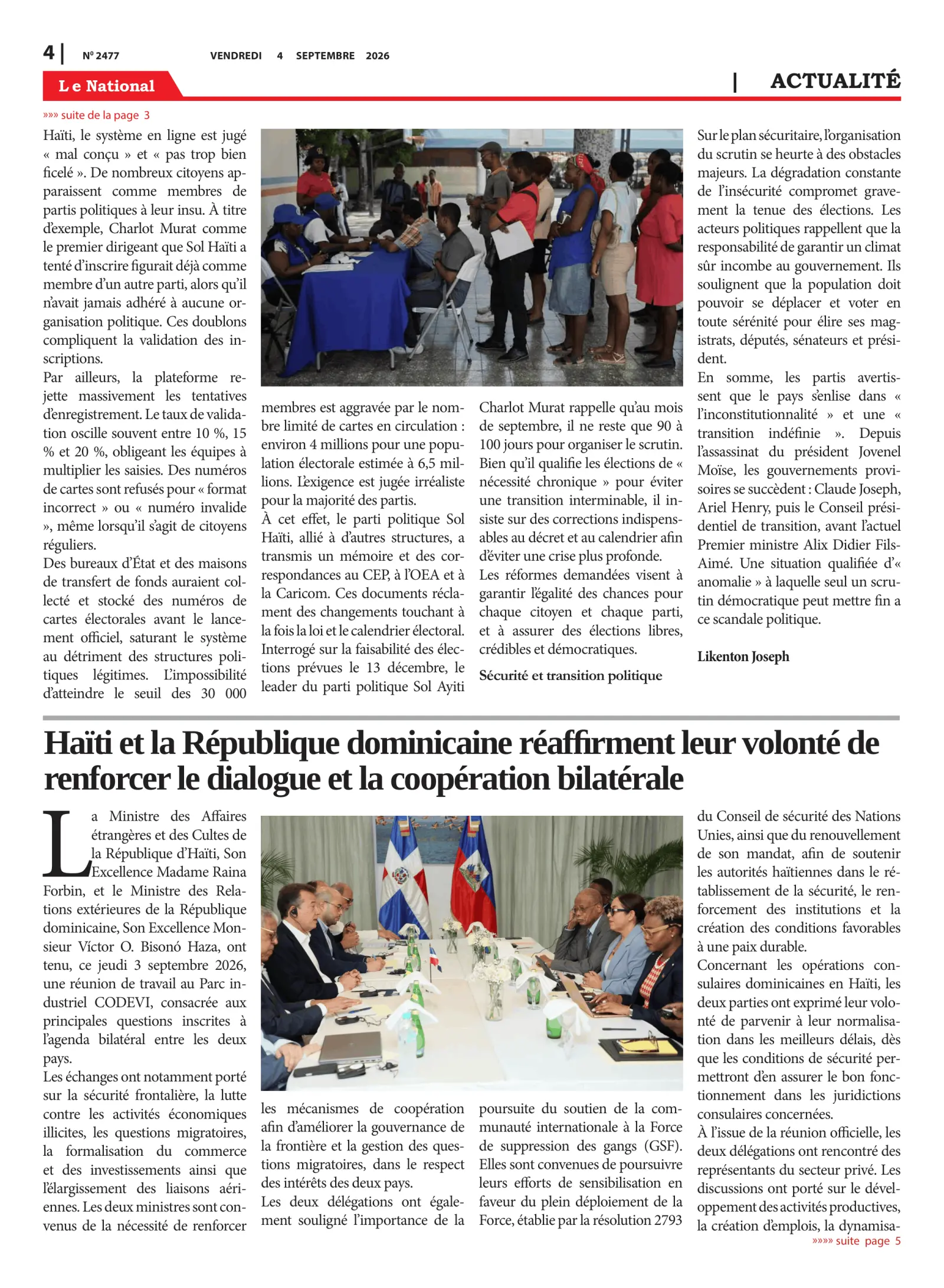 Page 4 de l'édition 2477
