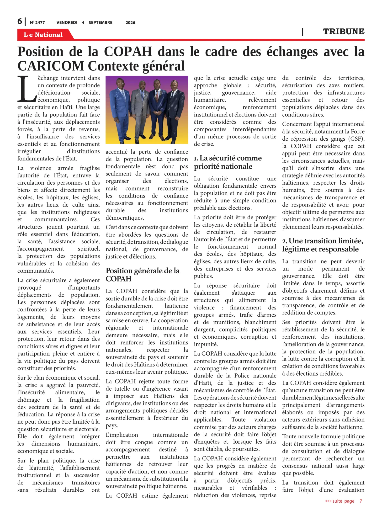 Page 6 de l'édition 2477