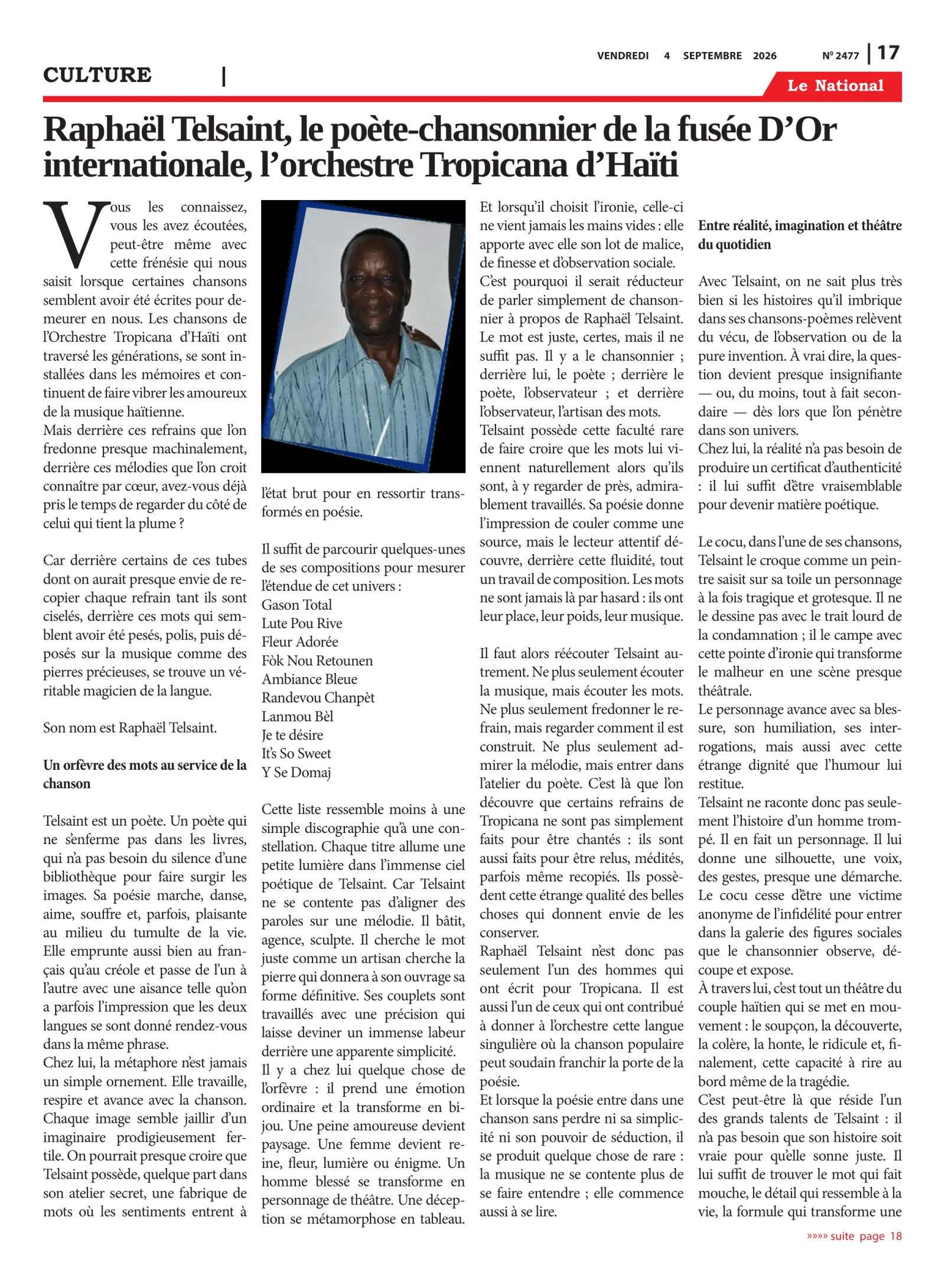 Page 17 de l'édition 2477