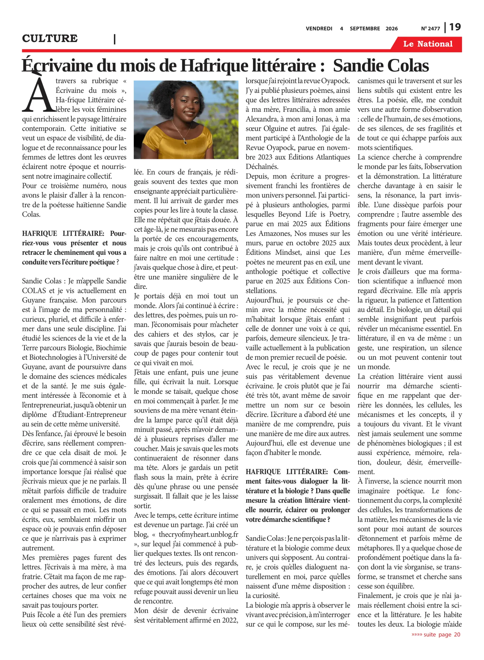 Page 19 de l'édition 2477