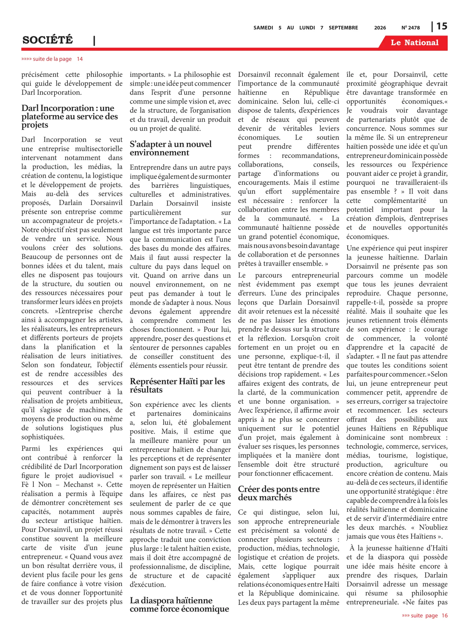 Page 15 de l'édition 2478