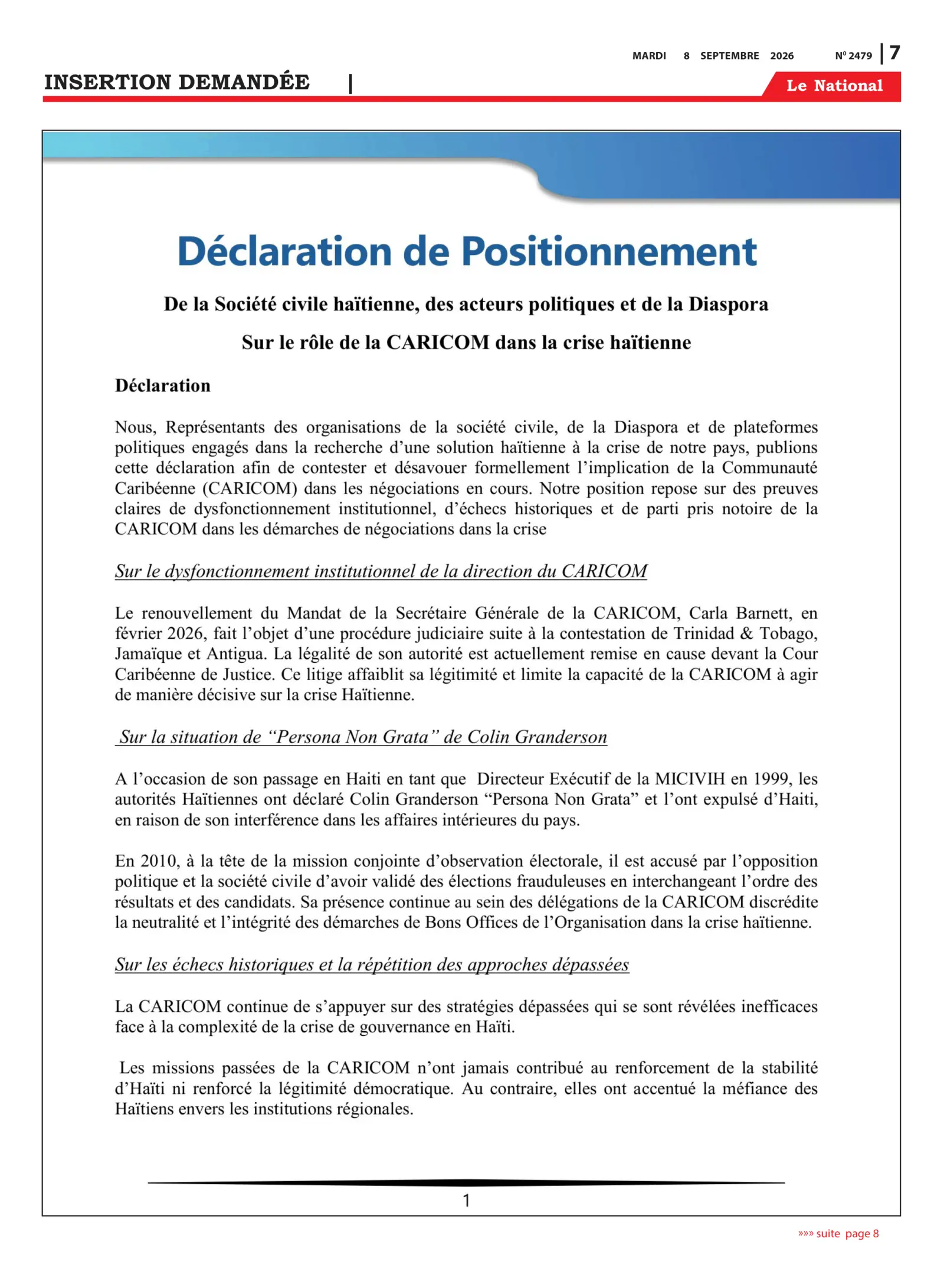 Page 7 de l'édition 2479