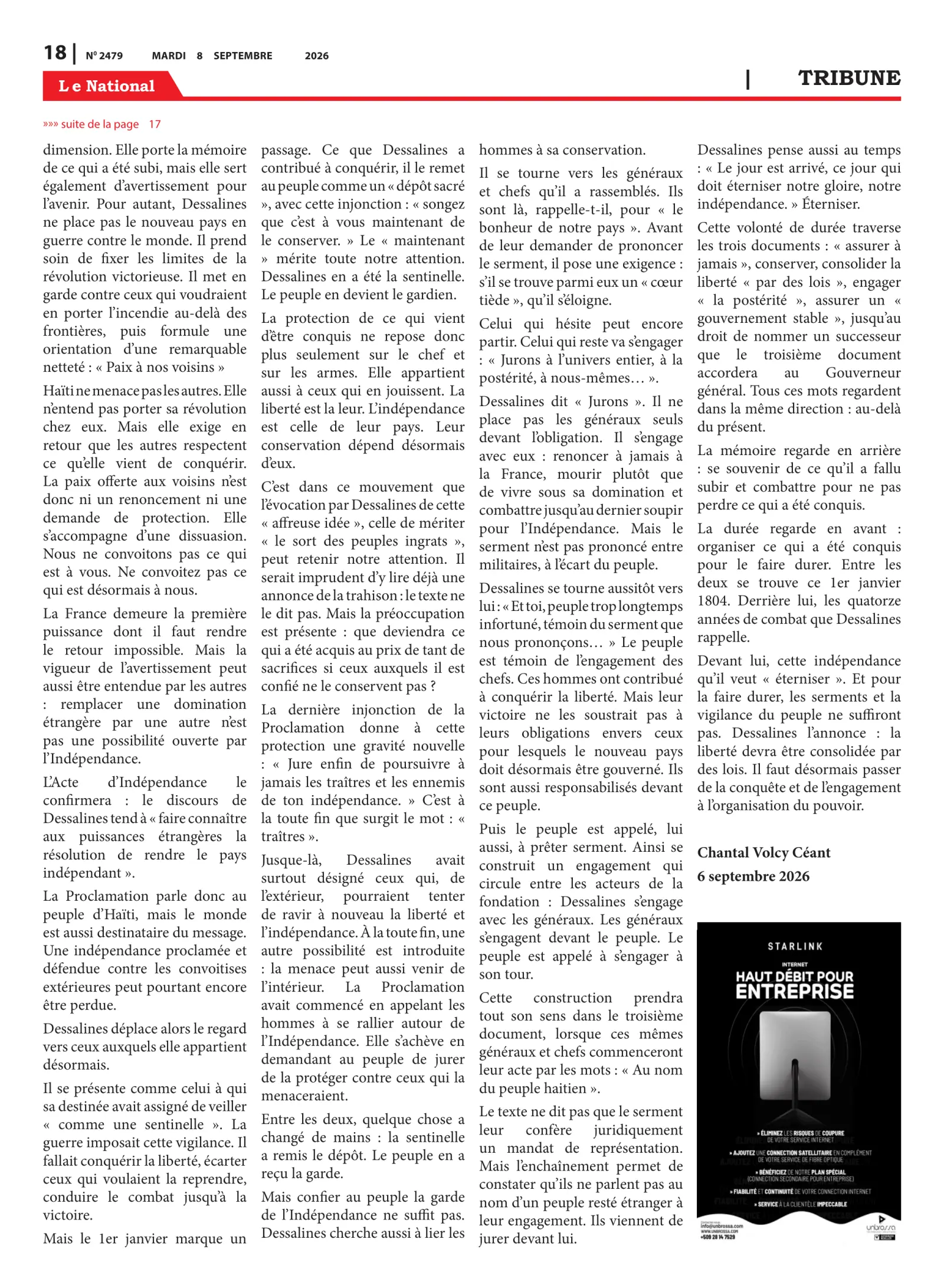 Page 18 de l'édition 2479