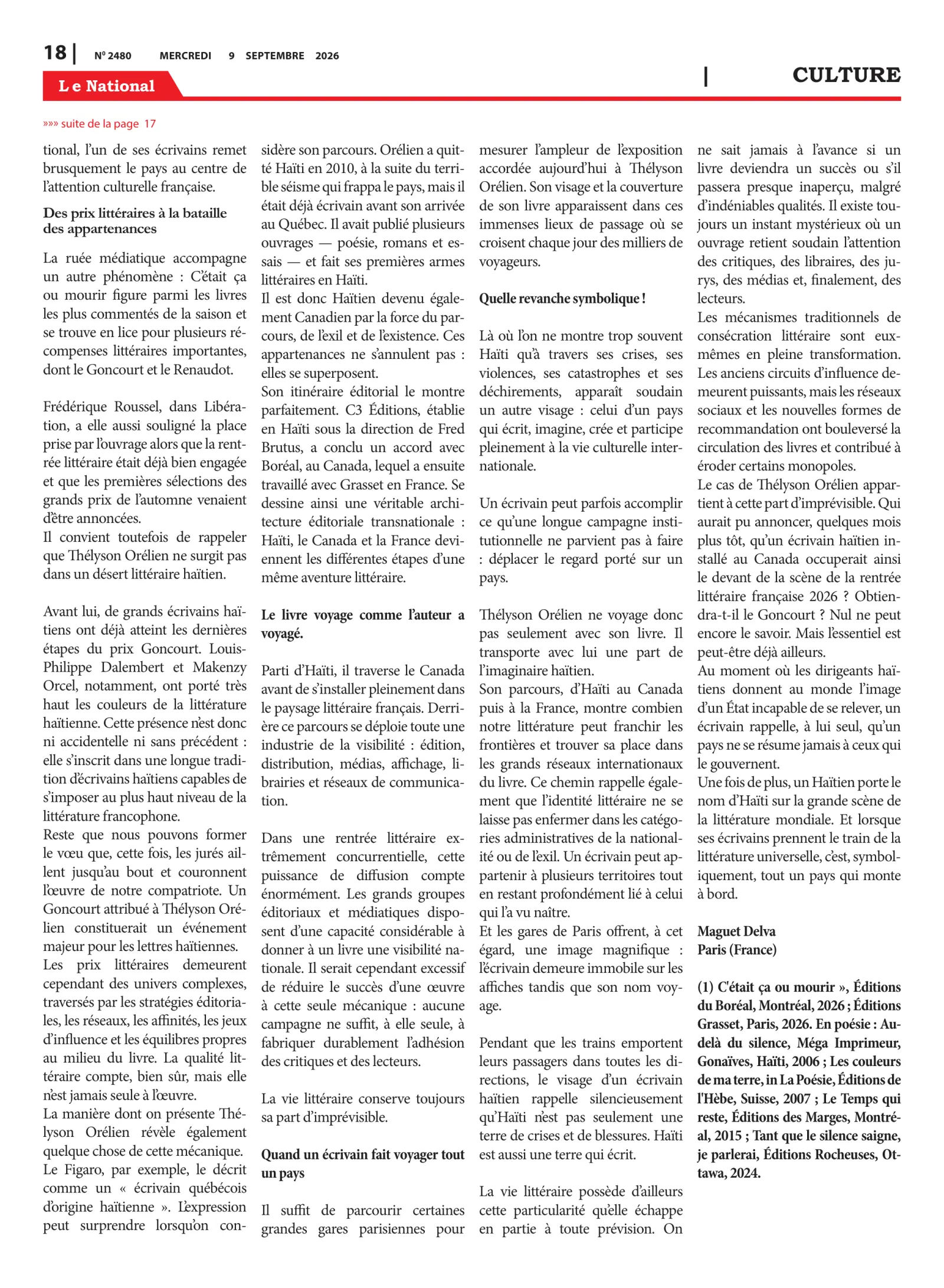 Page 18 de l'édition 2480