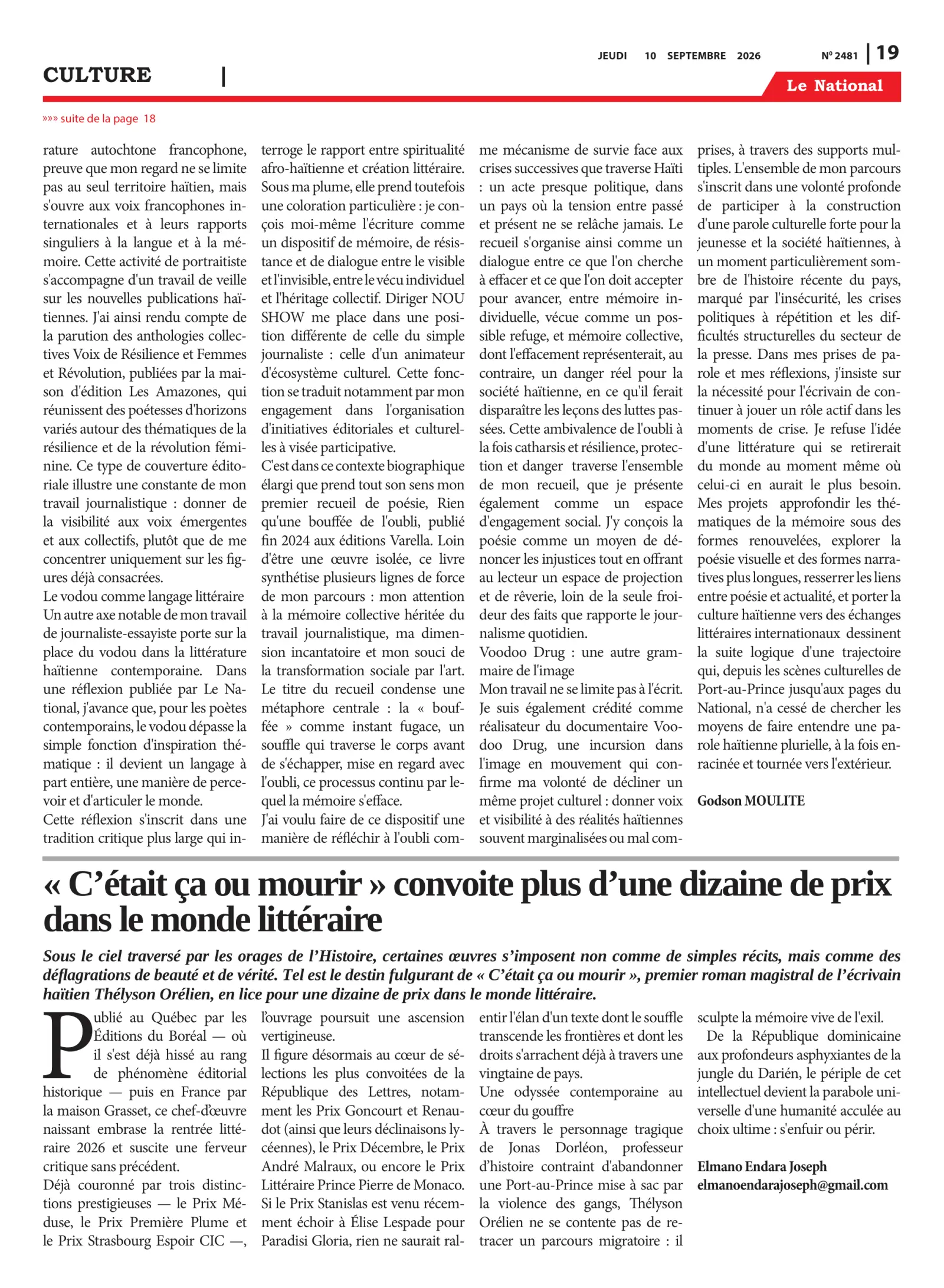 Page 19 de l'édition 2481
