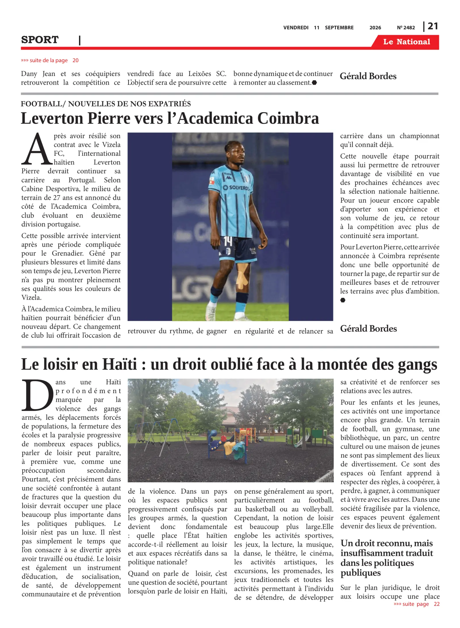 Page 21 de l'édition 2482