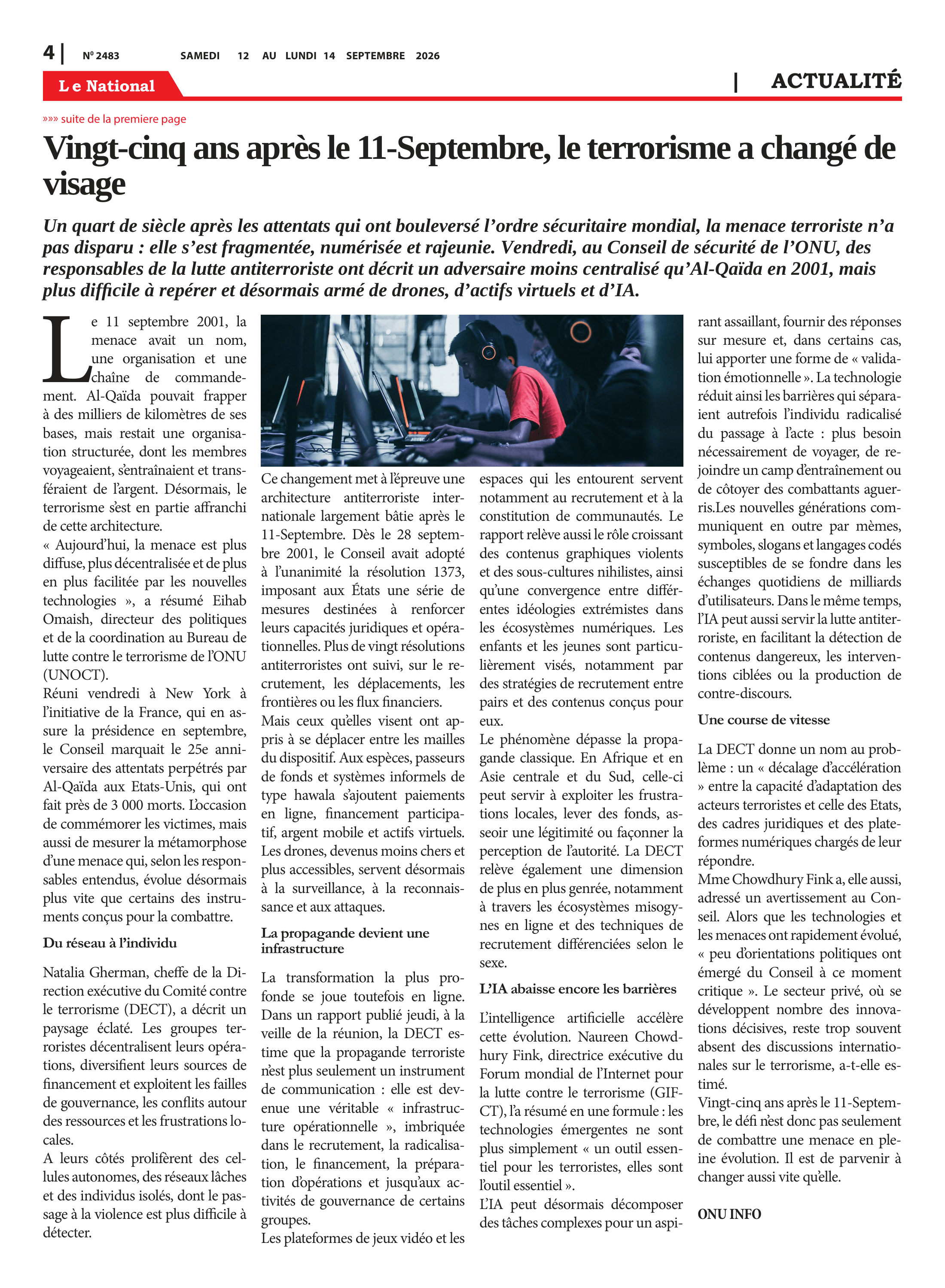 Page 4 de l'édition 2483