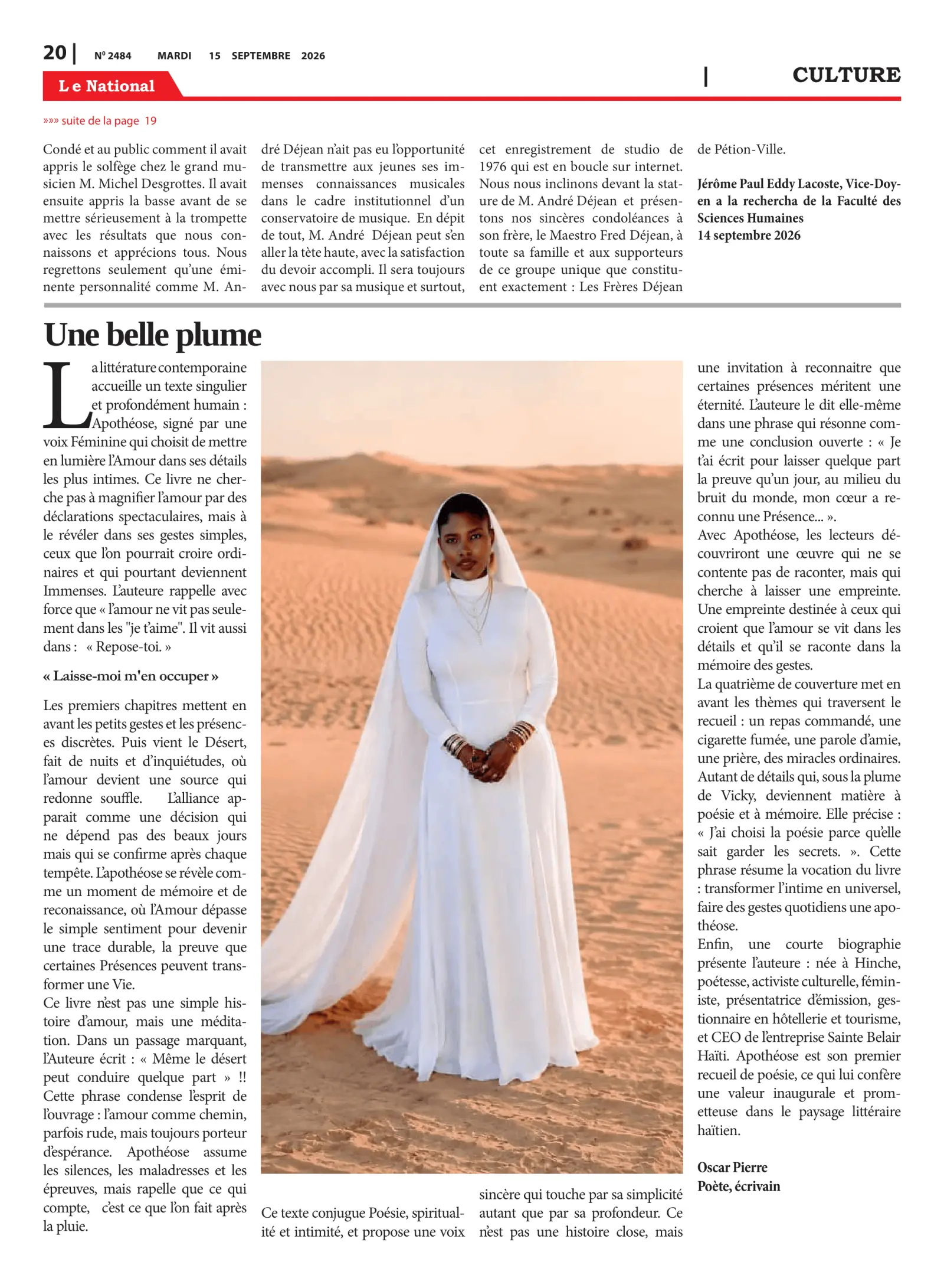 Page 20 de l'édition 2484