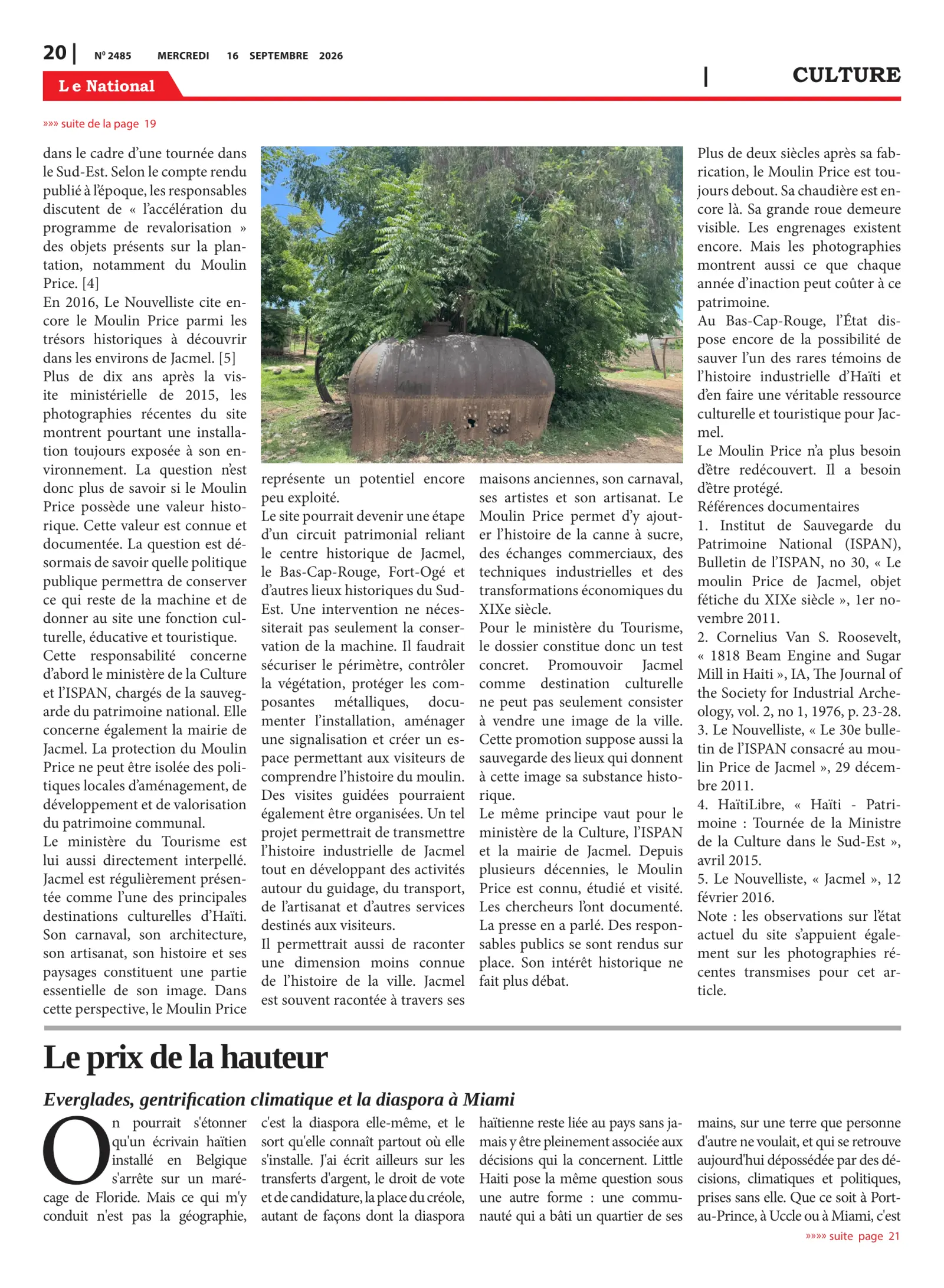 Page 20 de l'édition 2485