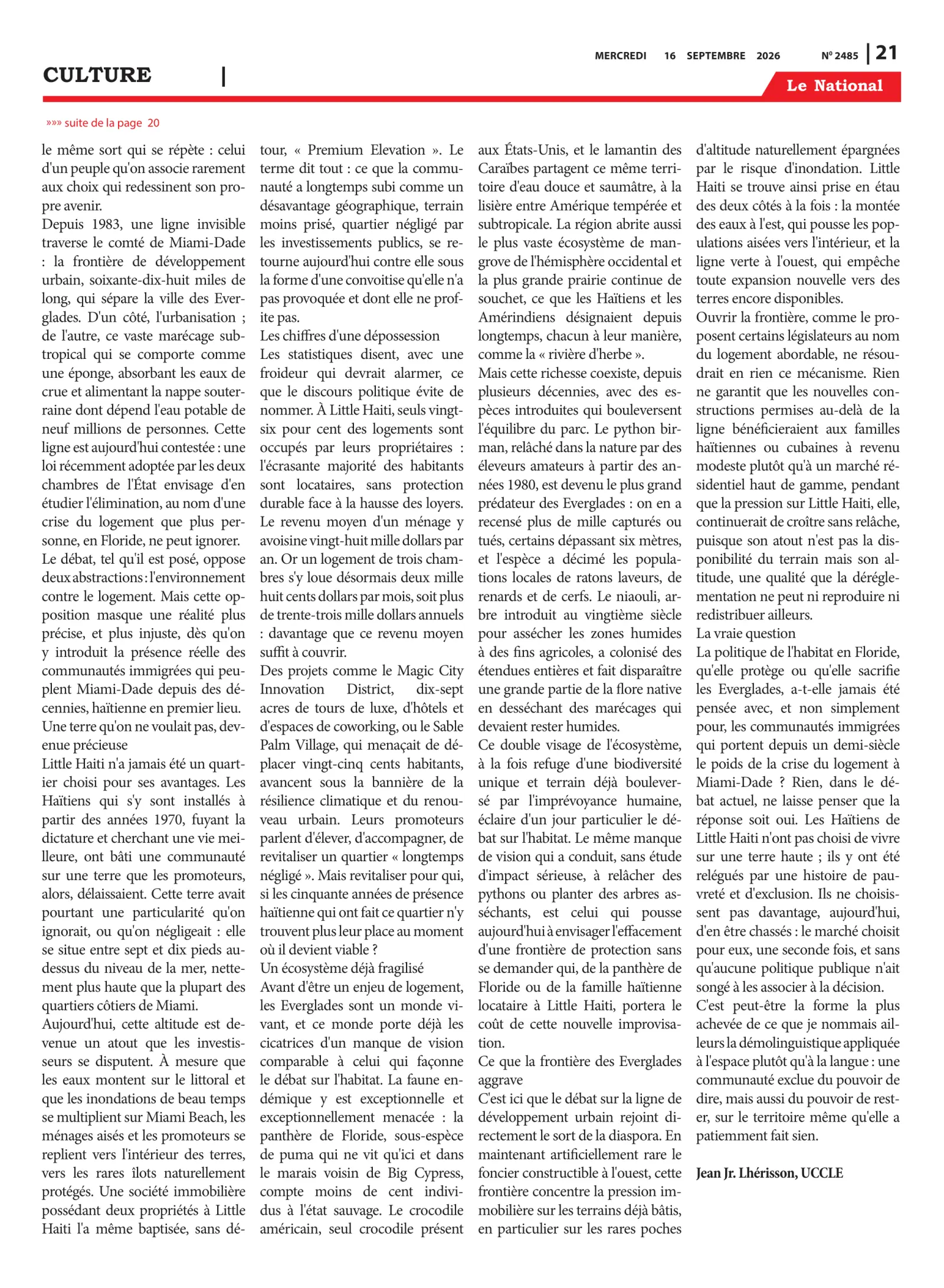 Page 21 de l'édition 2485