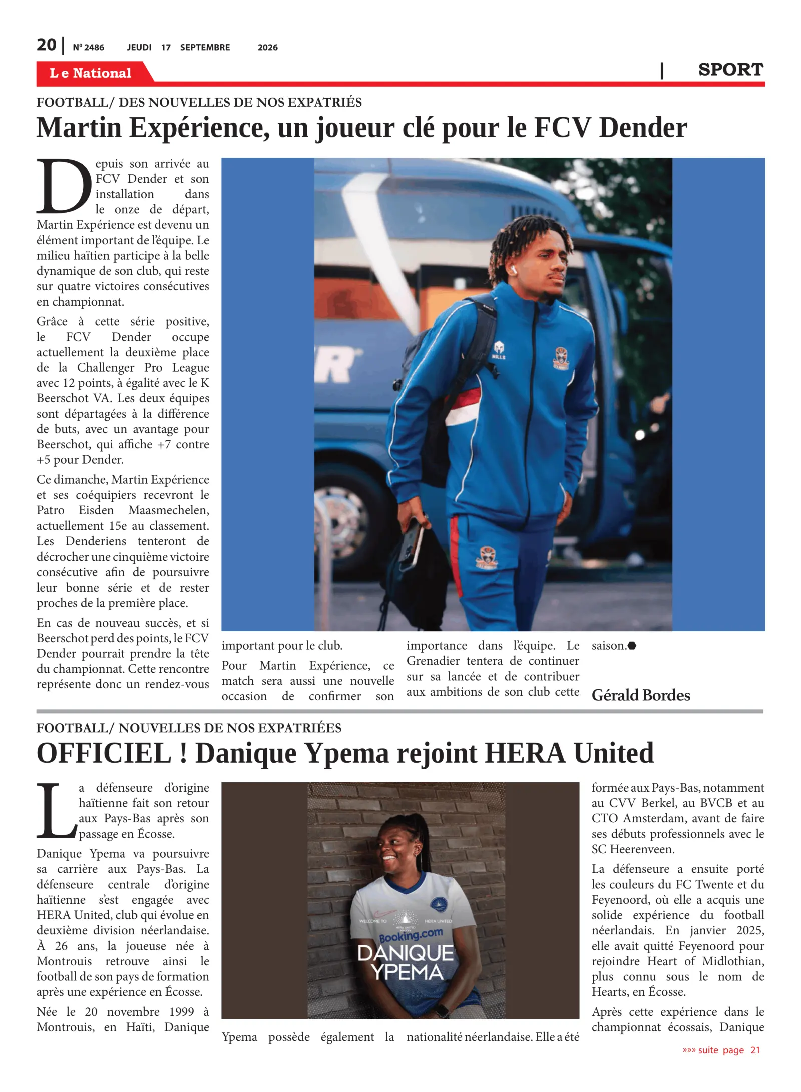Page 20 de l'édition 2486