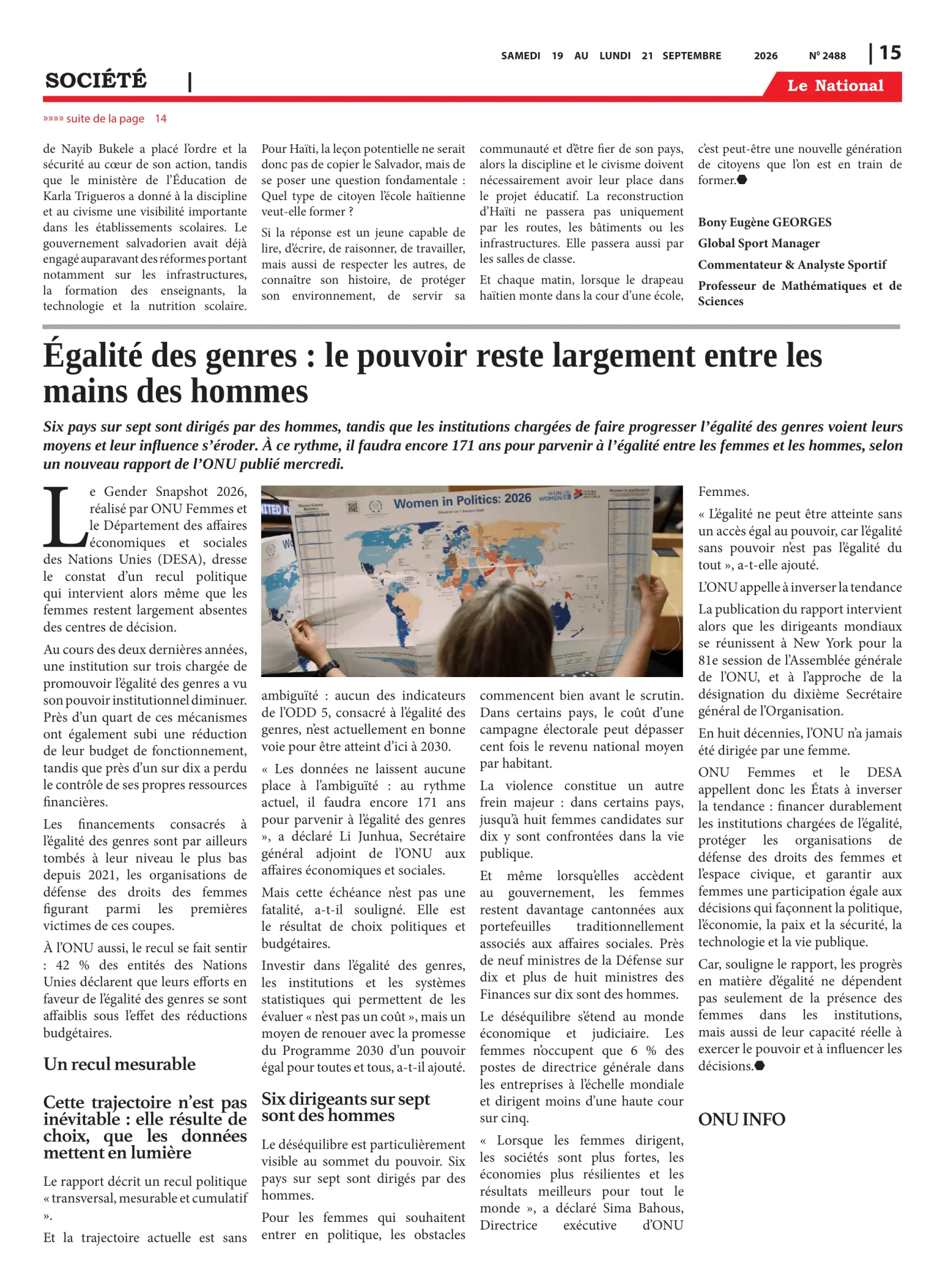 Page 15 de l'édition 2488