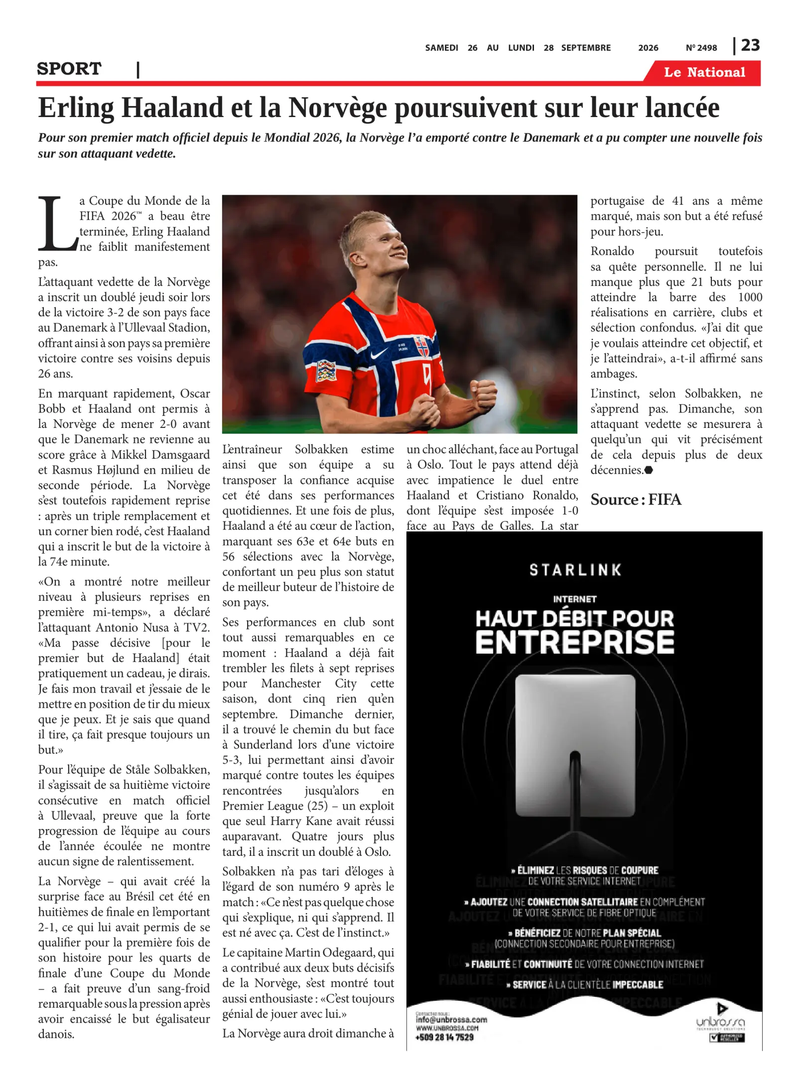 Page 23 de l'édition 2493