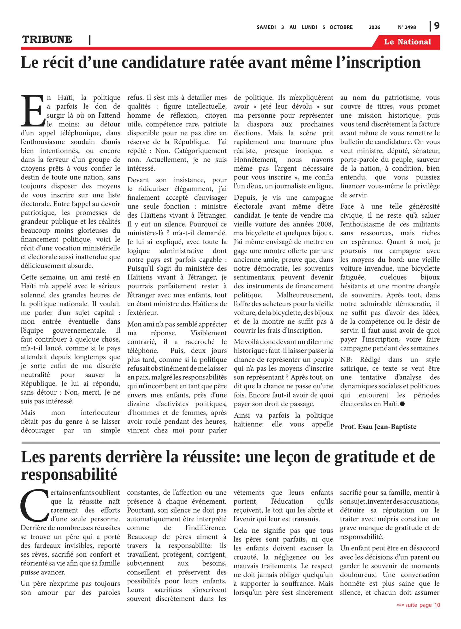 Page 9 de l'édition 2498
