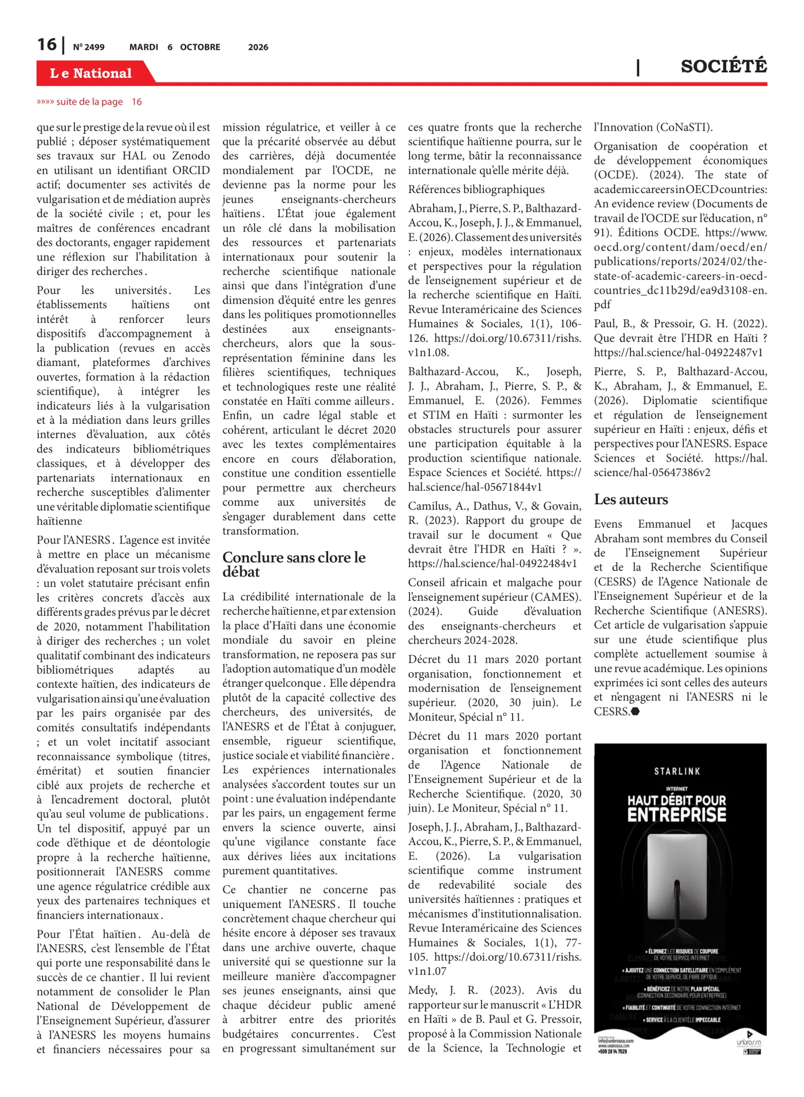 Page 16 de l'édition 2499