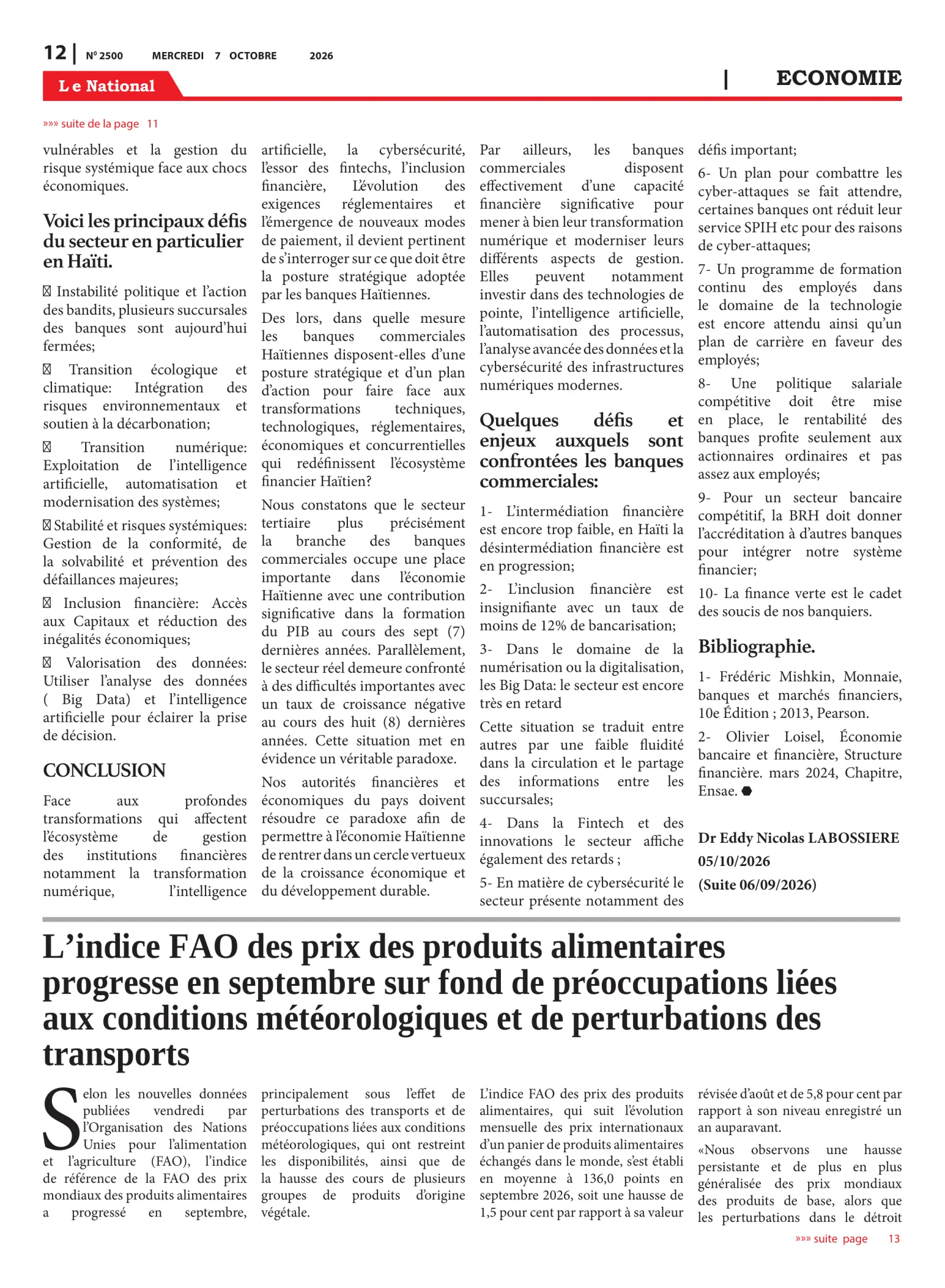 Page 12 de l'édition 2500