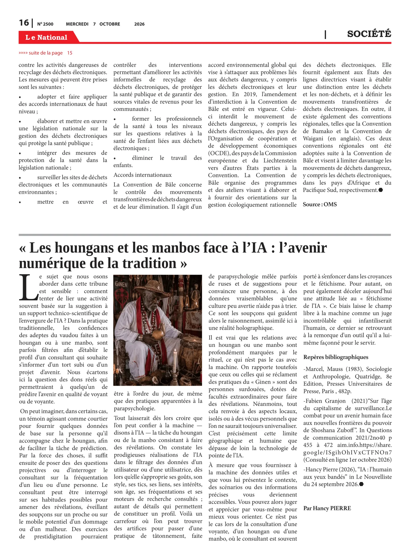 Page 16 de l'édition 2500