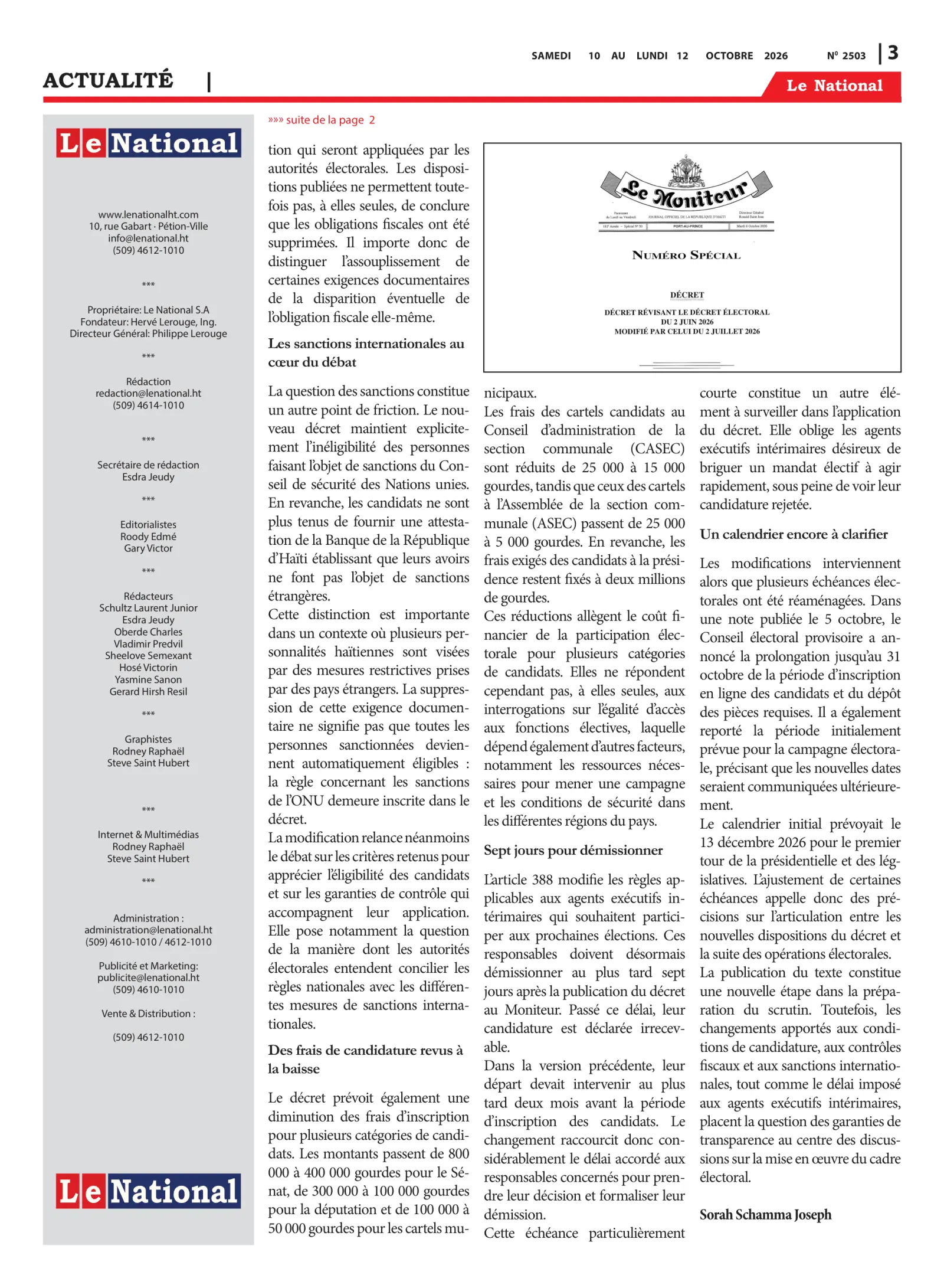 Page 3 de l'édition 2503