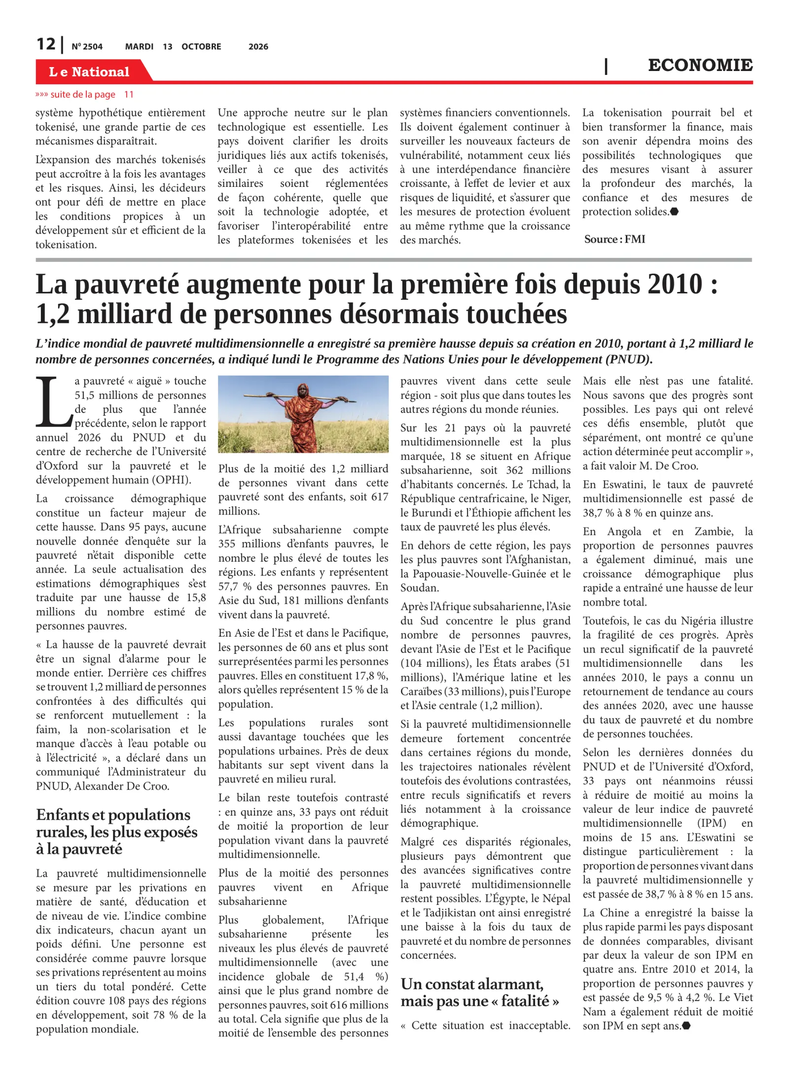 Page 12 de l'édition 2504