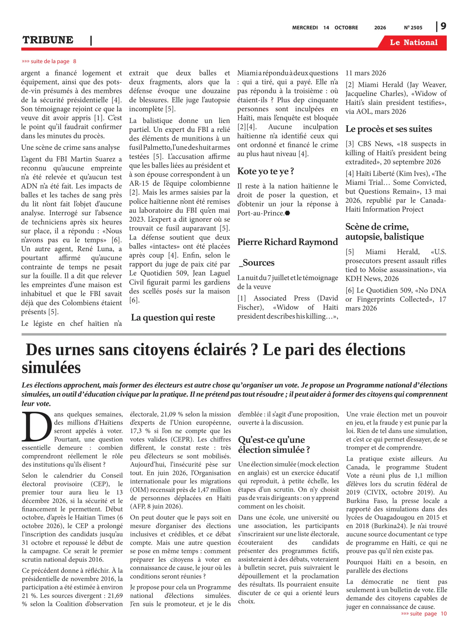 Page 9 de l'édition 2505
