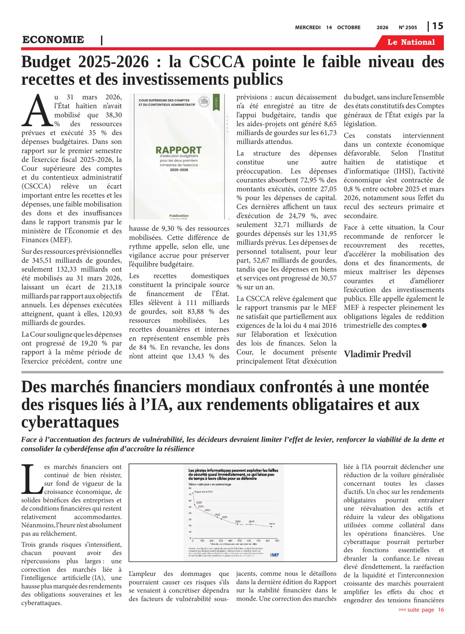 Page 15 de l'édition 2505