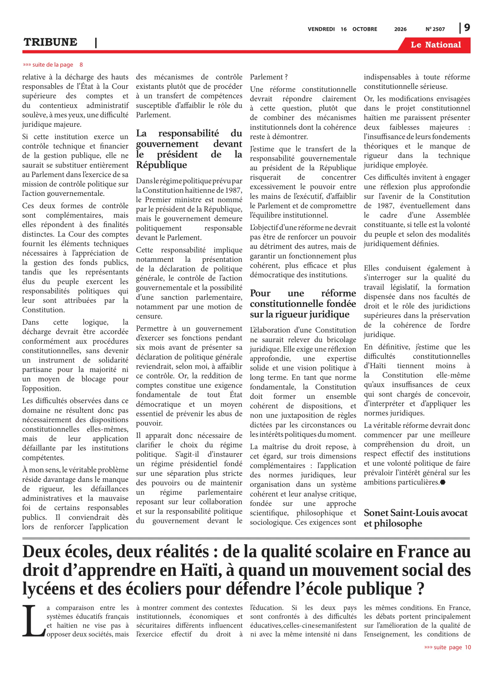 Page 9 de l'édition 2507