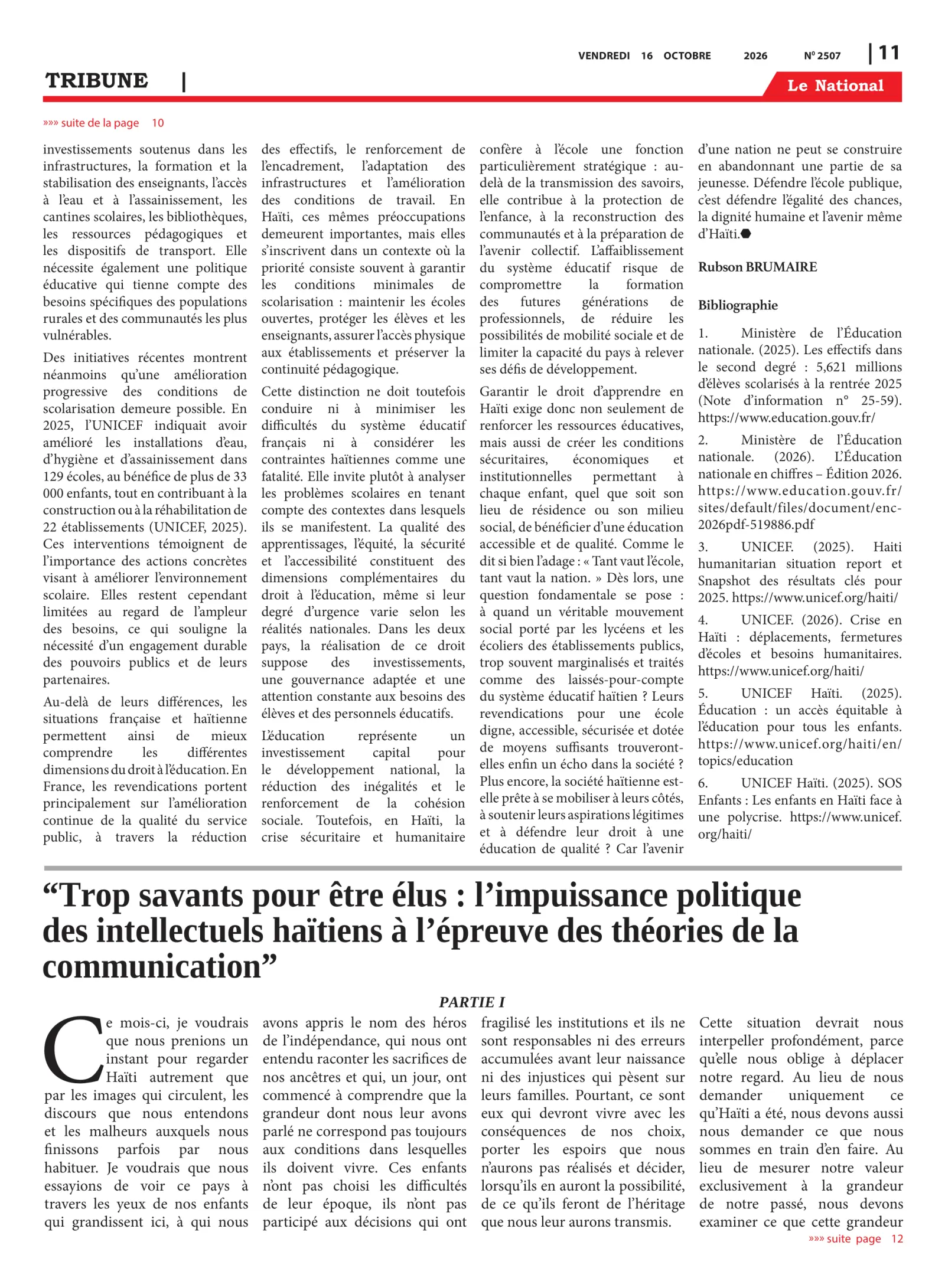 Page 11 de l'édition 2507
