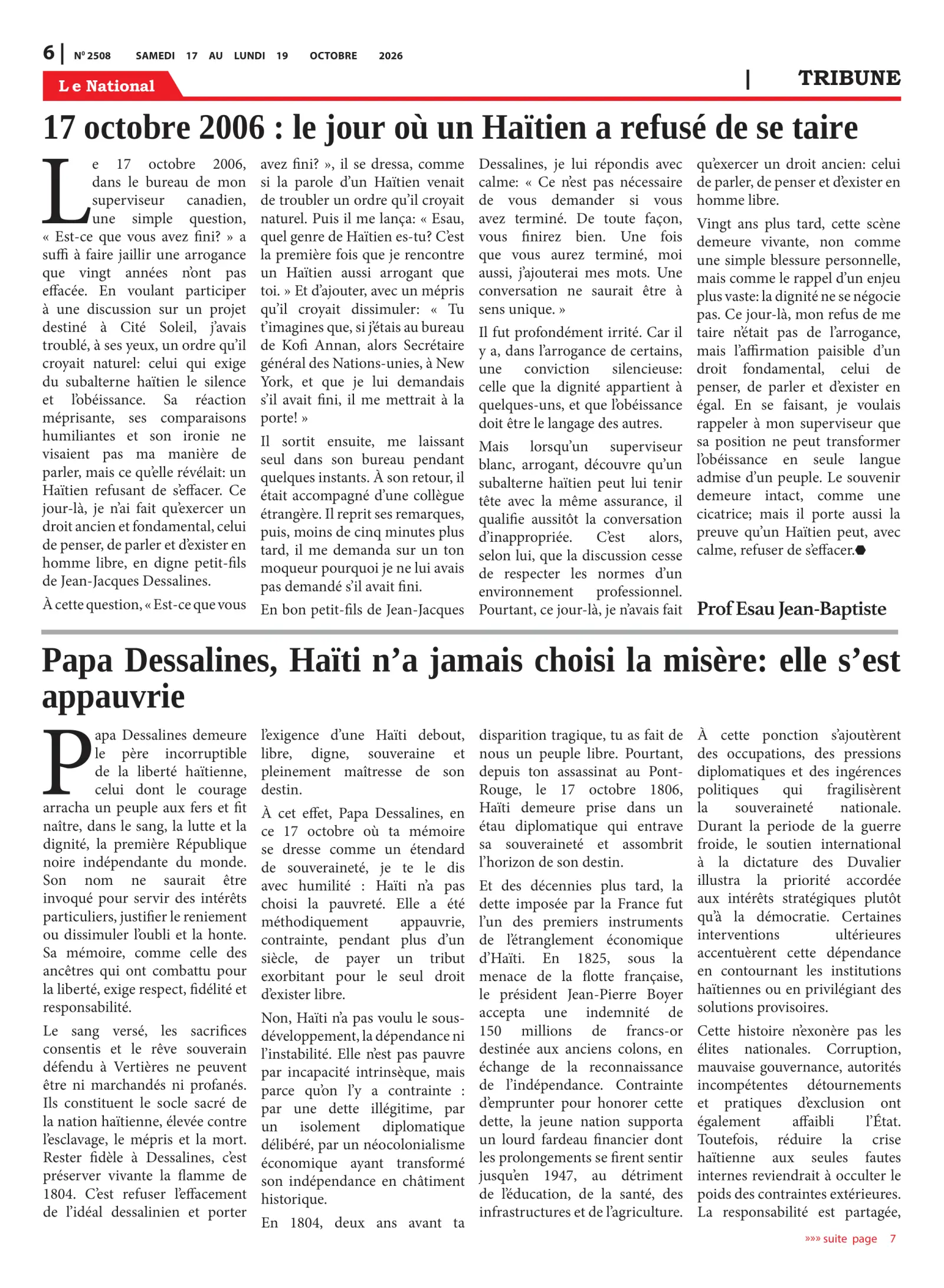 Page 6 de l'édition 2508