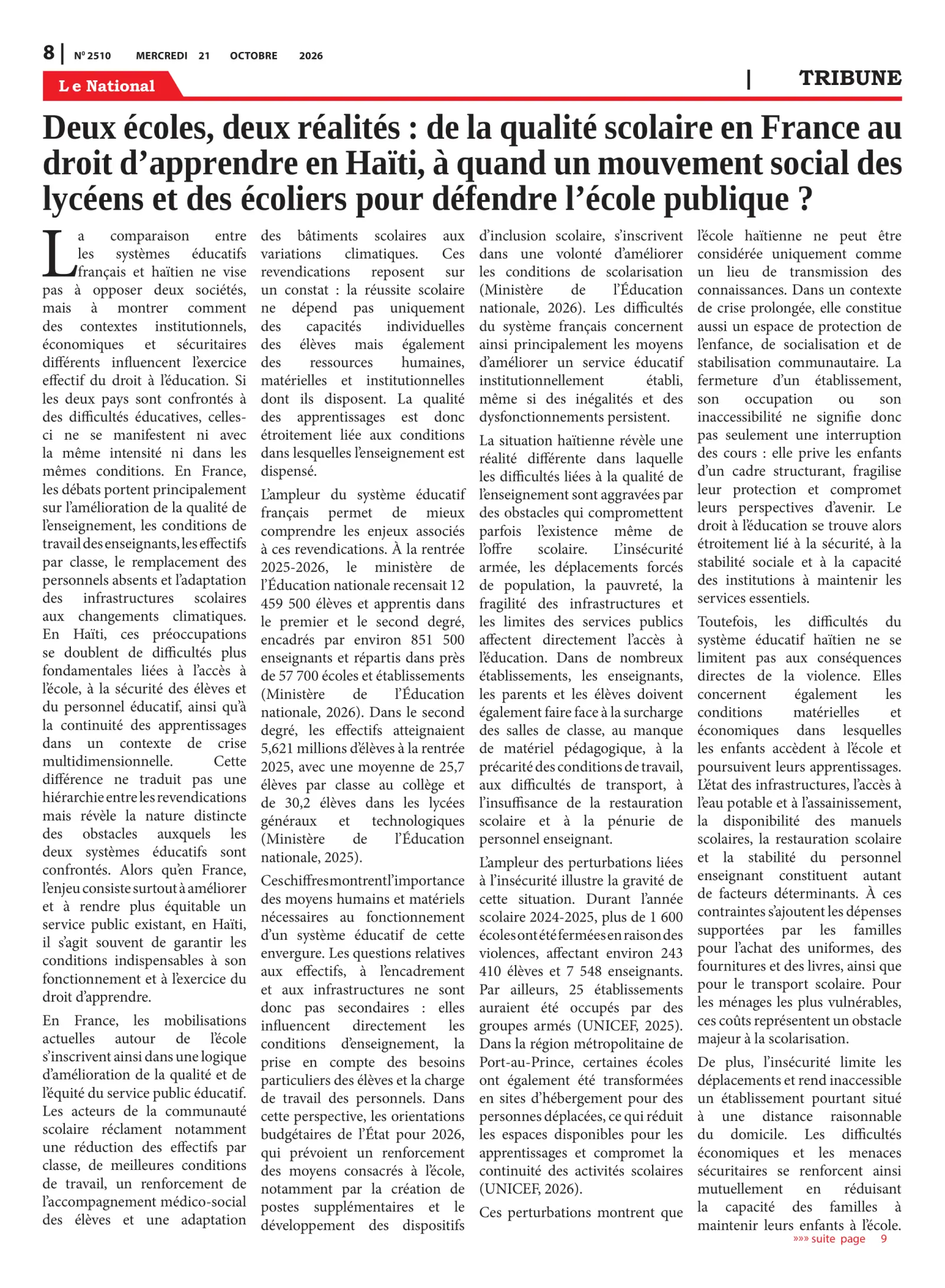 Page 8 de l'édition 2510