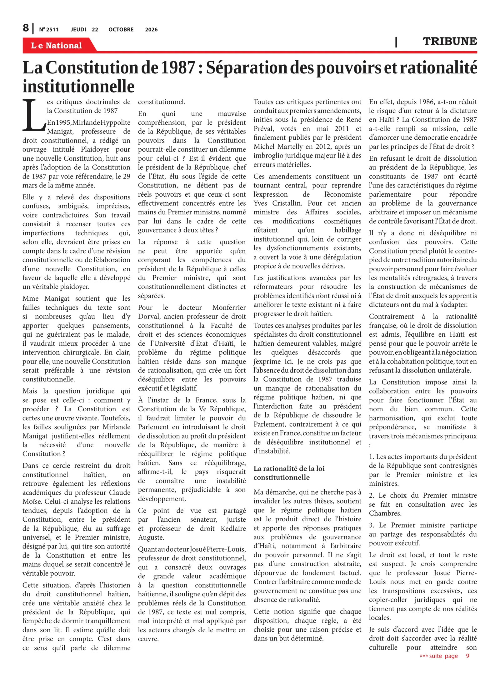 Page 8 de l'édition 2511