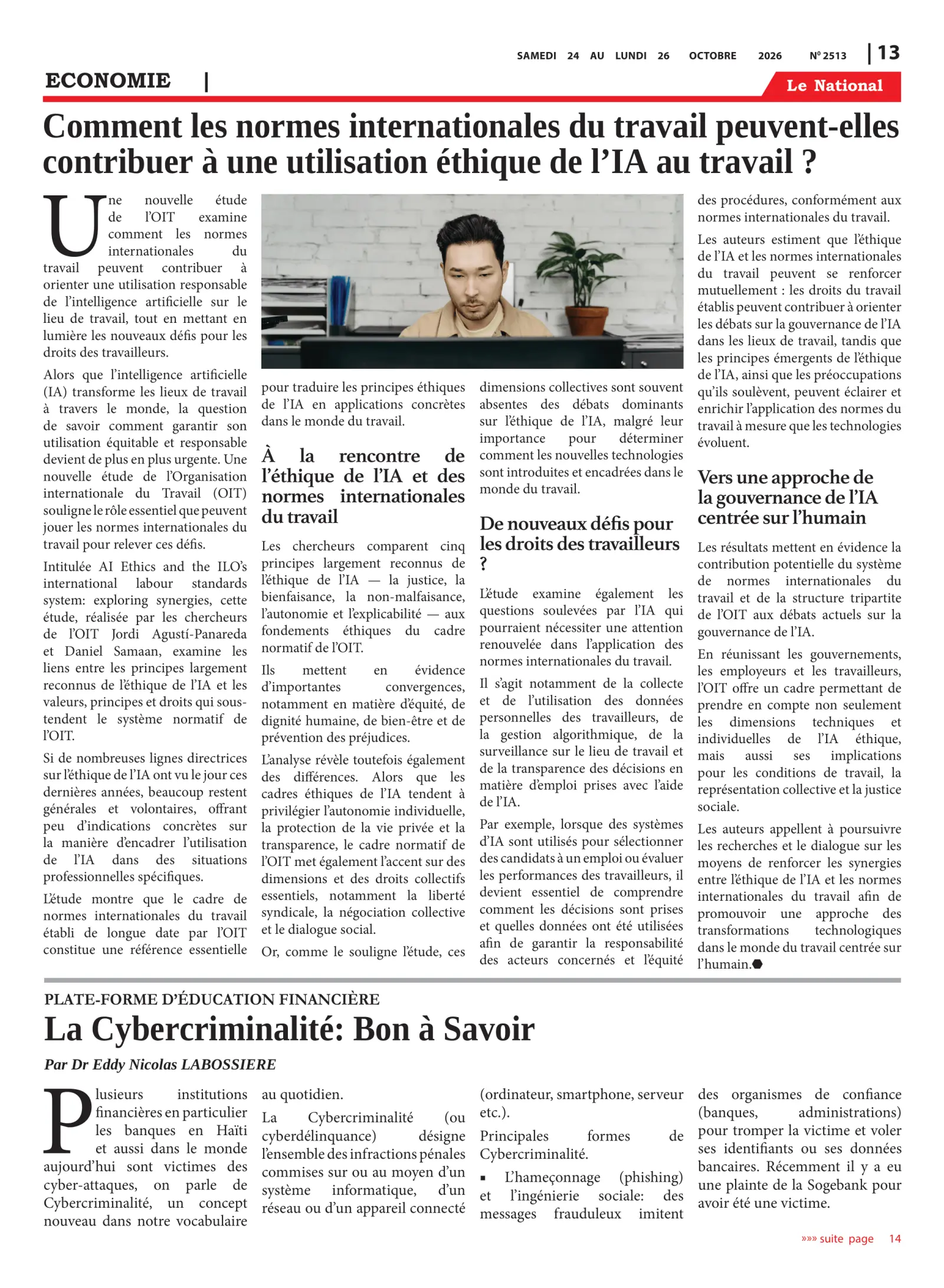 Page 13 de l'édition 2513