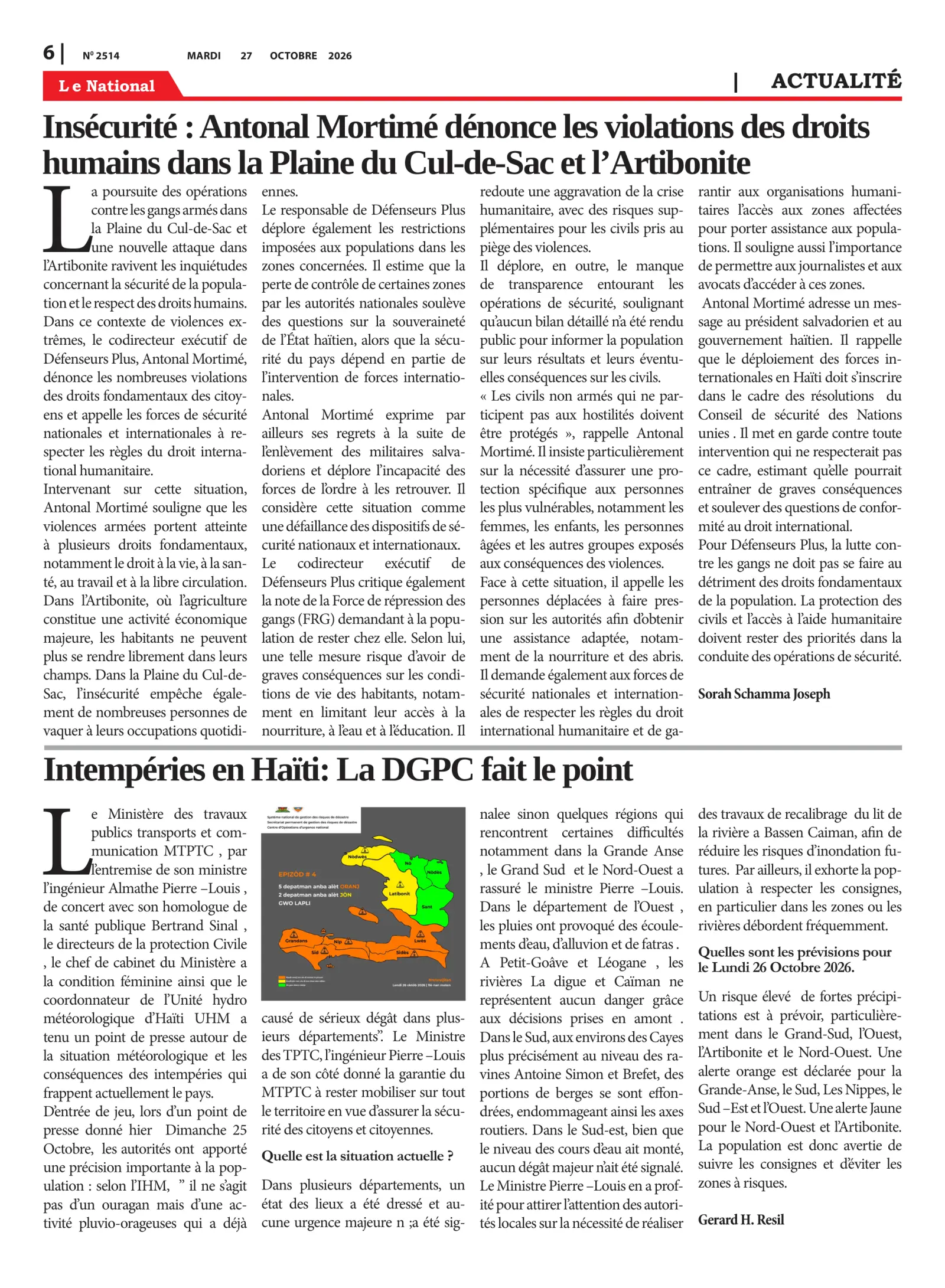 Page 6 de l'édition 2514